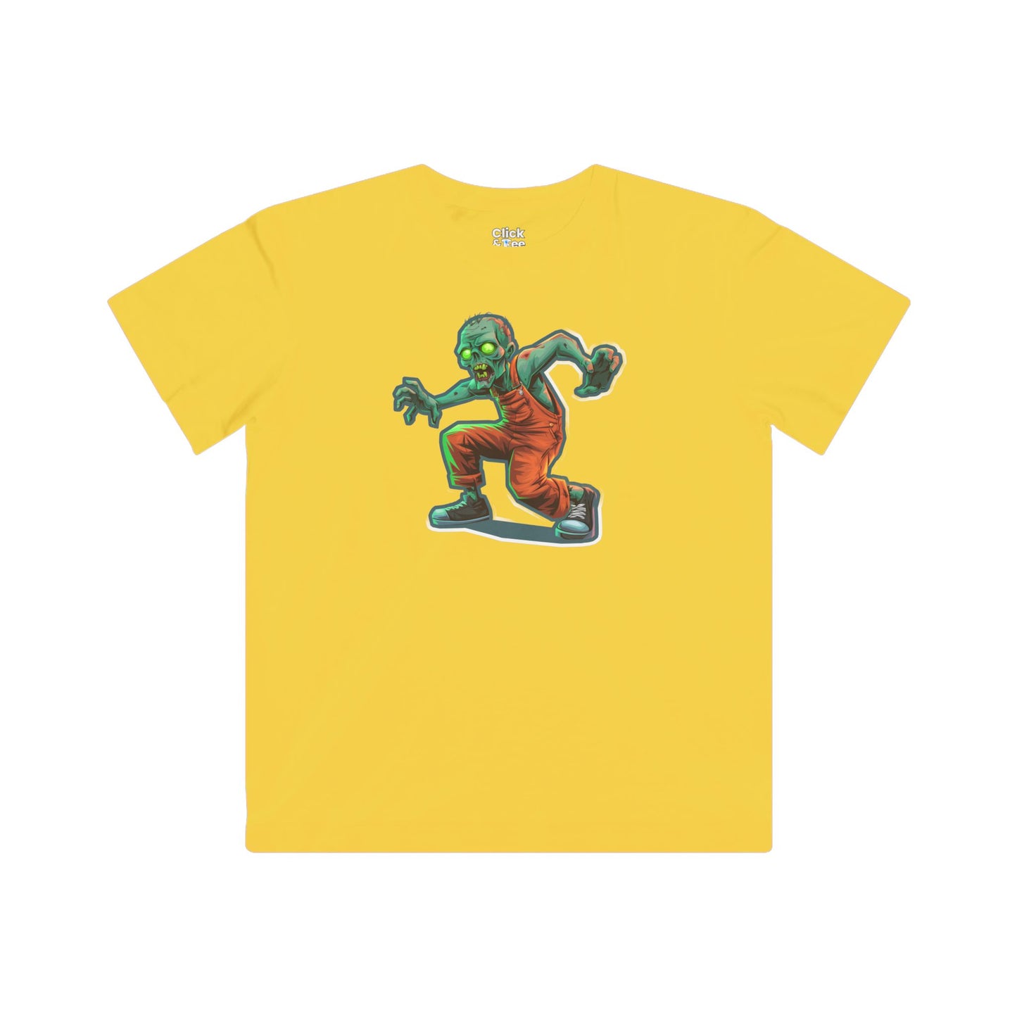Kids 3D T-Shirt - Radioactive Zombie Breakdancing - 3D Style T-Shirt