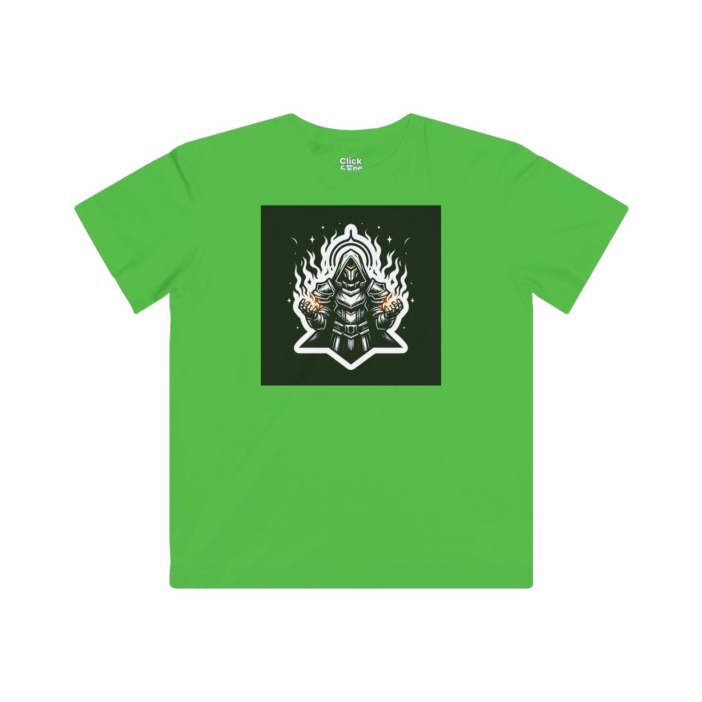 Kids Modern T-Shirt - Ominous Paladin Creating Light Show - Modern Style T-Shirt
