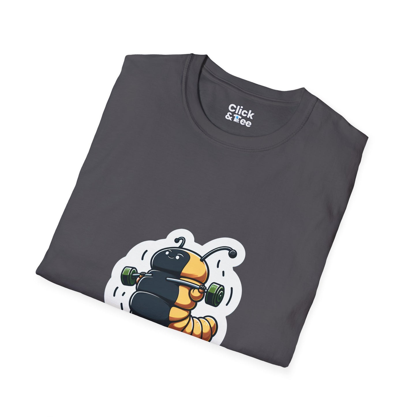 Photography T-Shirt - Fat Caterpillar Working out - Photography Style T-Shirt
