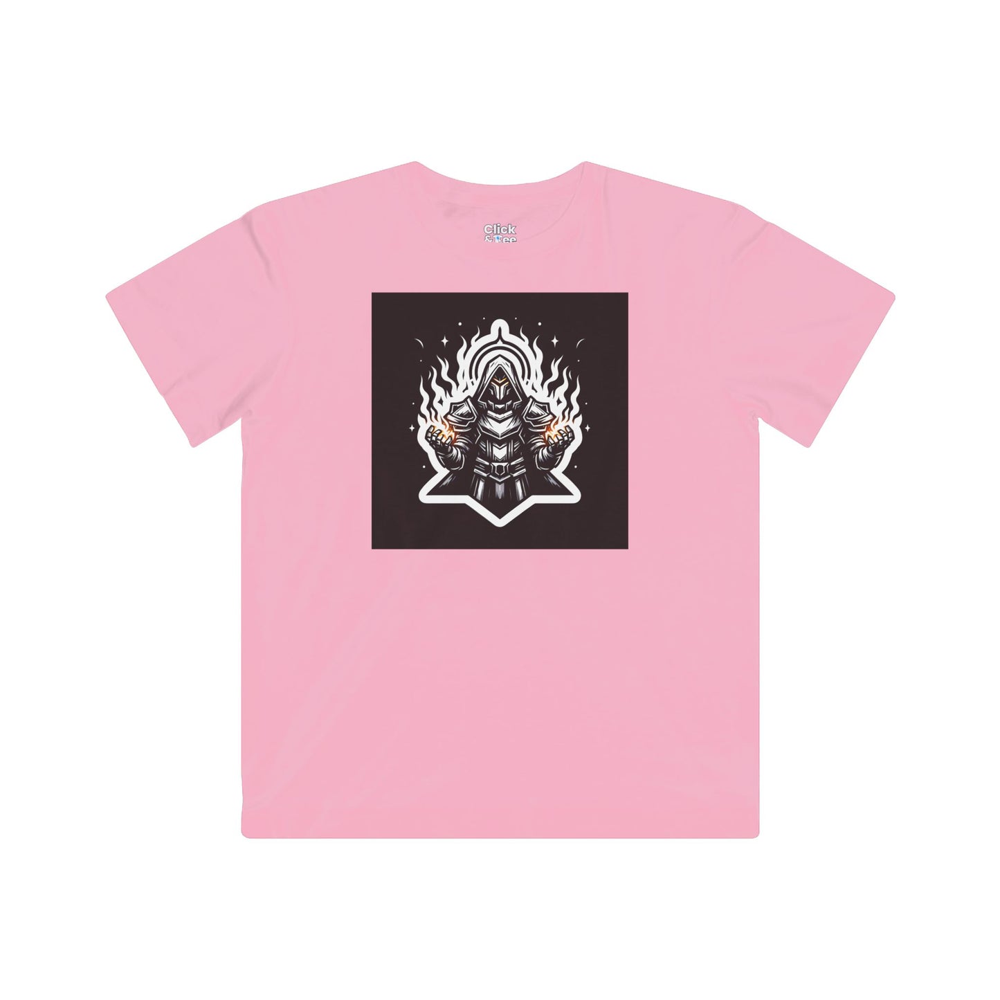 Kids Modern T-Shirt - Ominous Paladin Creating Light Show - Modern Style T-Shirt