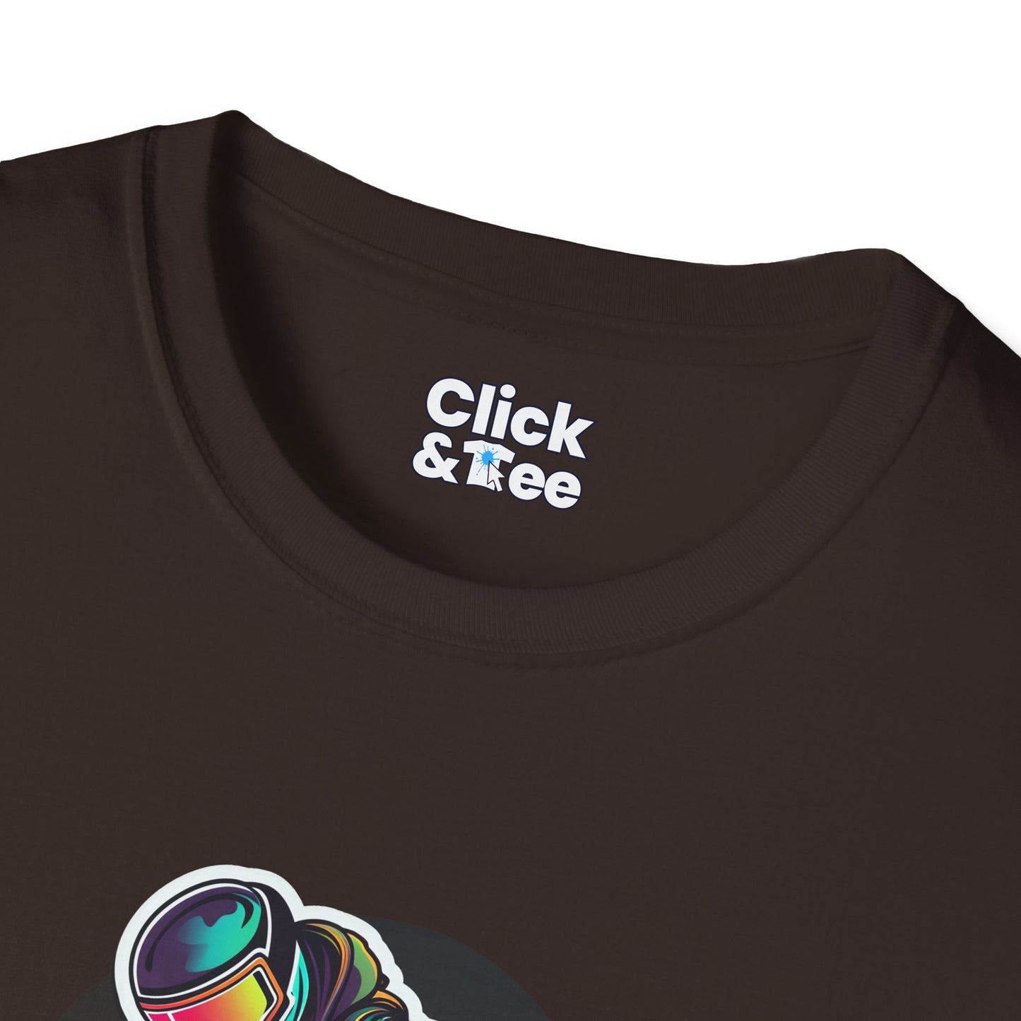 Retro T-Shirt - Aggressive Robot Snowboarder Flying through the air - Retro Style T-Shirt