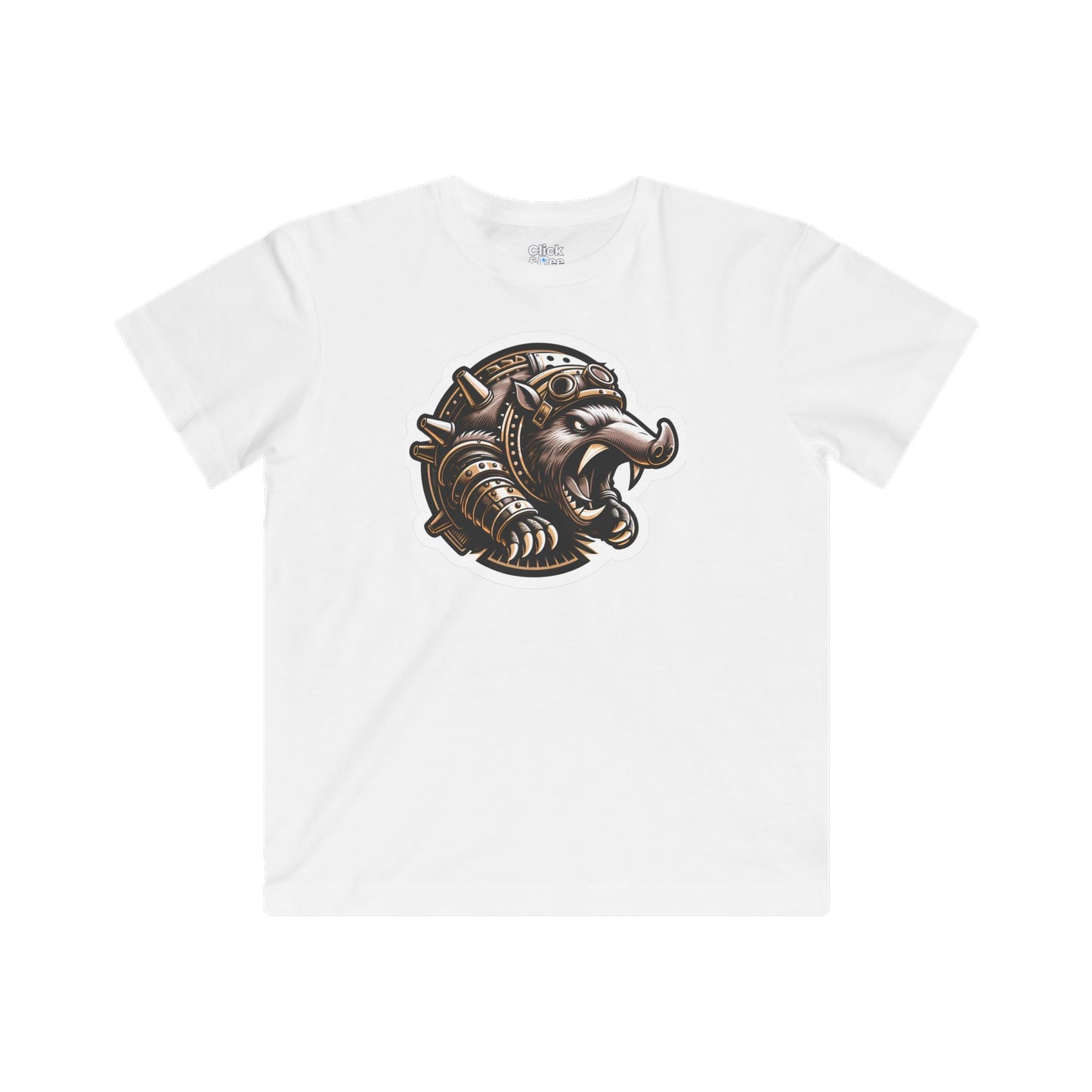 Kids Steampunk T-Shirt - angry aardvark aardvark growling - Steampunk Style T-Shirt
