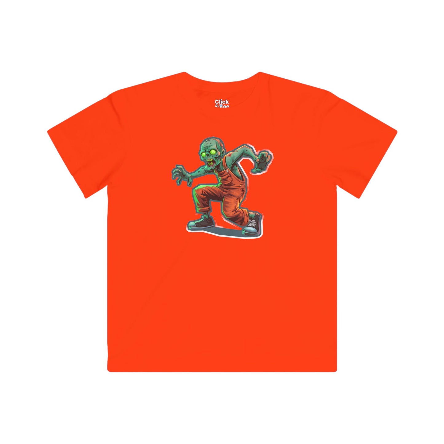 Kids 3D T-Shirt - Radioactive Zombie Breakdancing - 3D Style T-Shirt