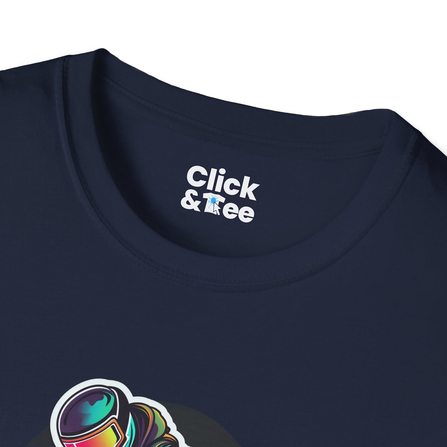 Retro T-Shirt - Aggressive Robot Snowboarder Flying through the air - Retro Style T-Shirt