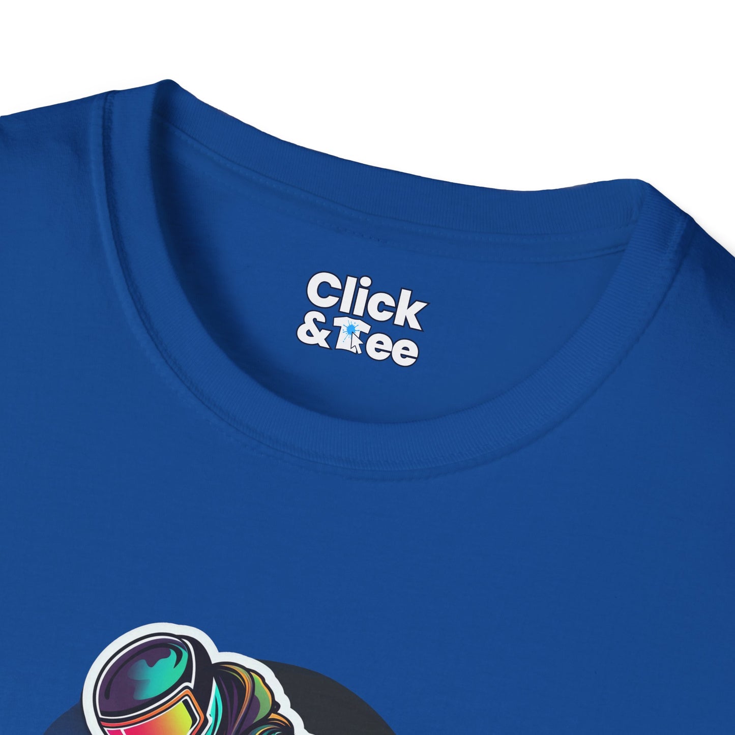 Retro T-Shirt - Aggressive Robot Snowboarder Flying through the air - Retro Style T-Shirt