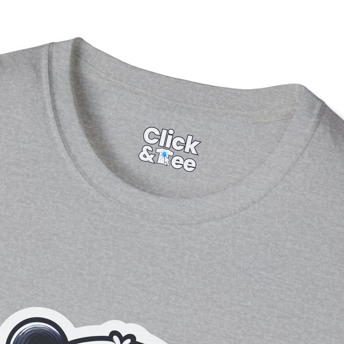 Realistic T-Shirt - Hungry Panda Eating Bamboo - Realistic Style T-Shirt