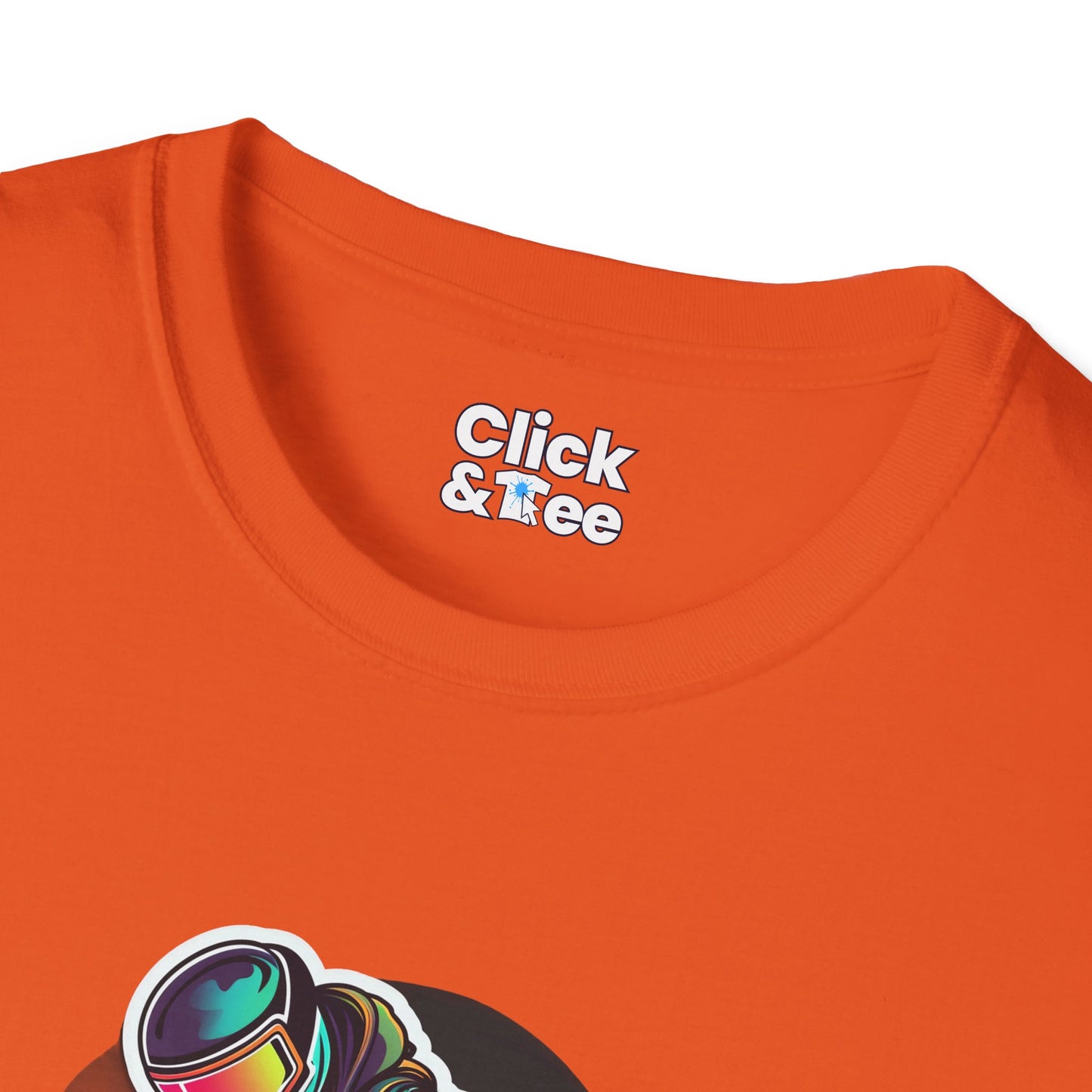 Retro T-Shirt - Aggressive Robot Snowboarder Flying through the air - Retro Style T-Shirt