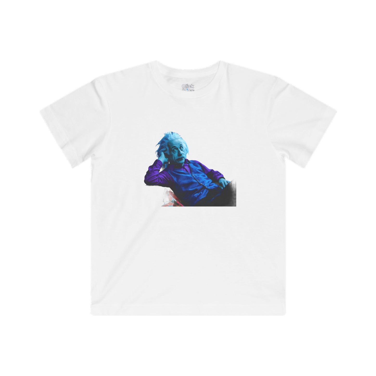 Kids Cyberpunk T-Shirt - funny albert Einstein laying down on a couch - Cyberpunk Style T-Shirt