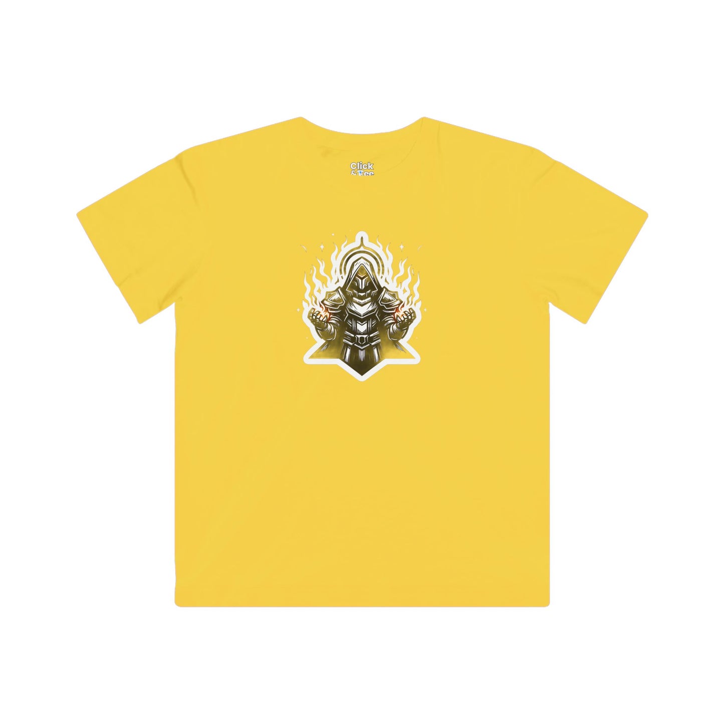 Kids Modern T-Shirt - Ominous Paladin Creating Light Show - Modern Style T-Shirt