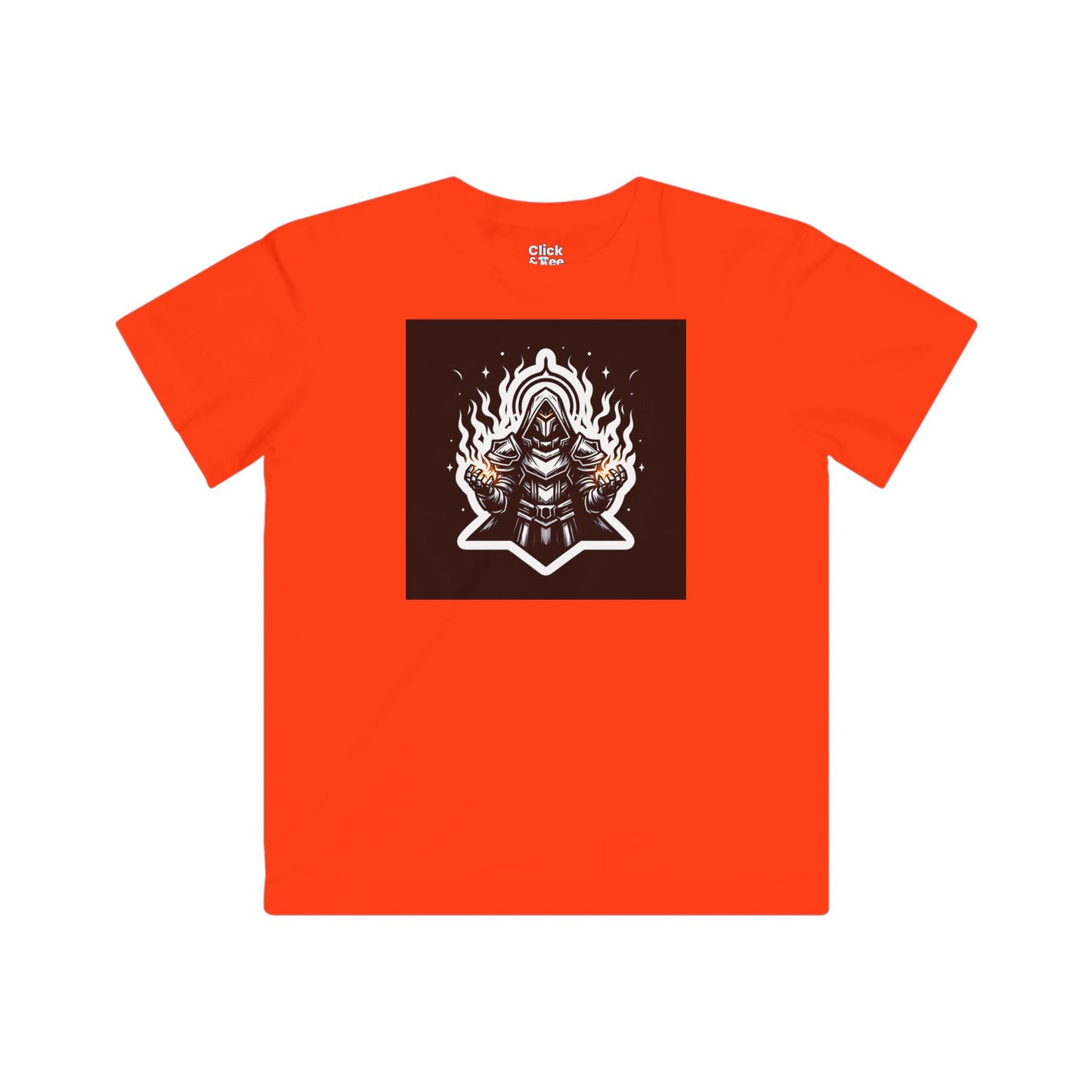 Kids Modern T-Shirt - Ominous Paladin Creating Light Show - Modern Style T-Shirt