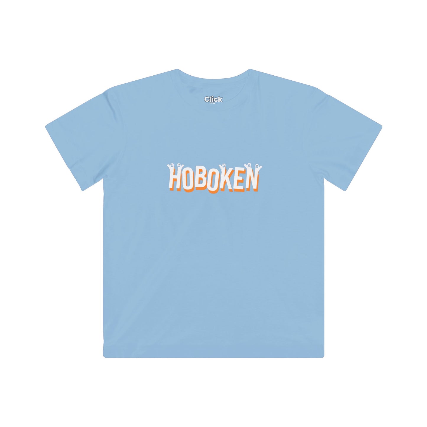 Kids Graphic Art T-Shirt - Spooky Letter Art Flying - Graphic Art Style T-Shirt - 01