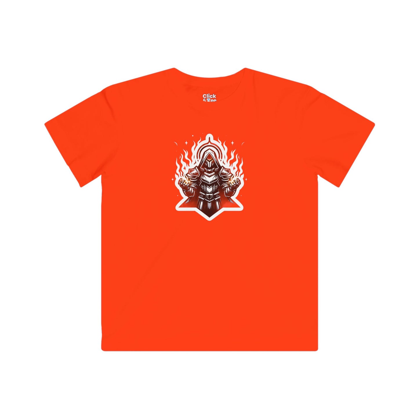 Kids Modern T-Shirt - Ominous Paladin Creating Light Show - Modern Style T-Shirt