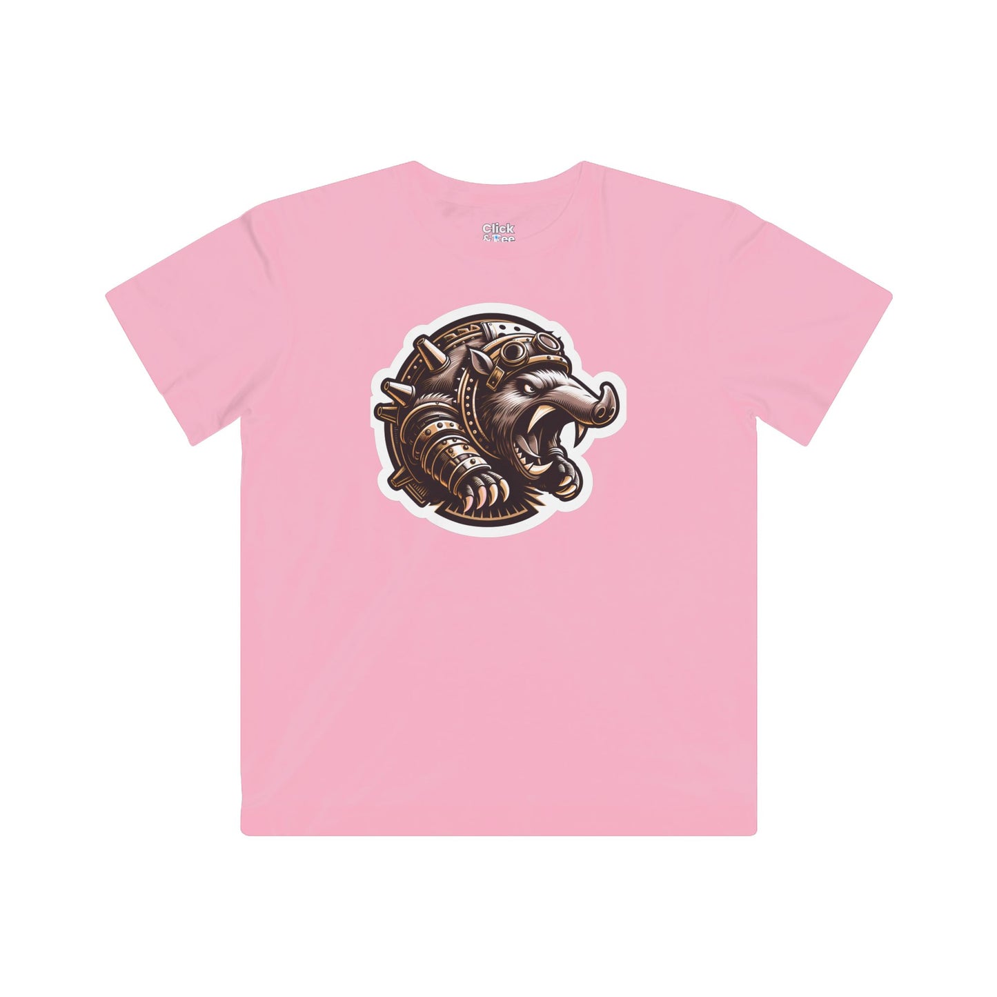 Kids Steampunk T-Shirt - angry aardvark aardvark growling - Steampunk Style T-Shirt
