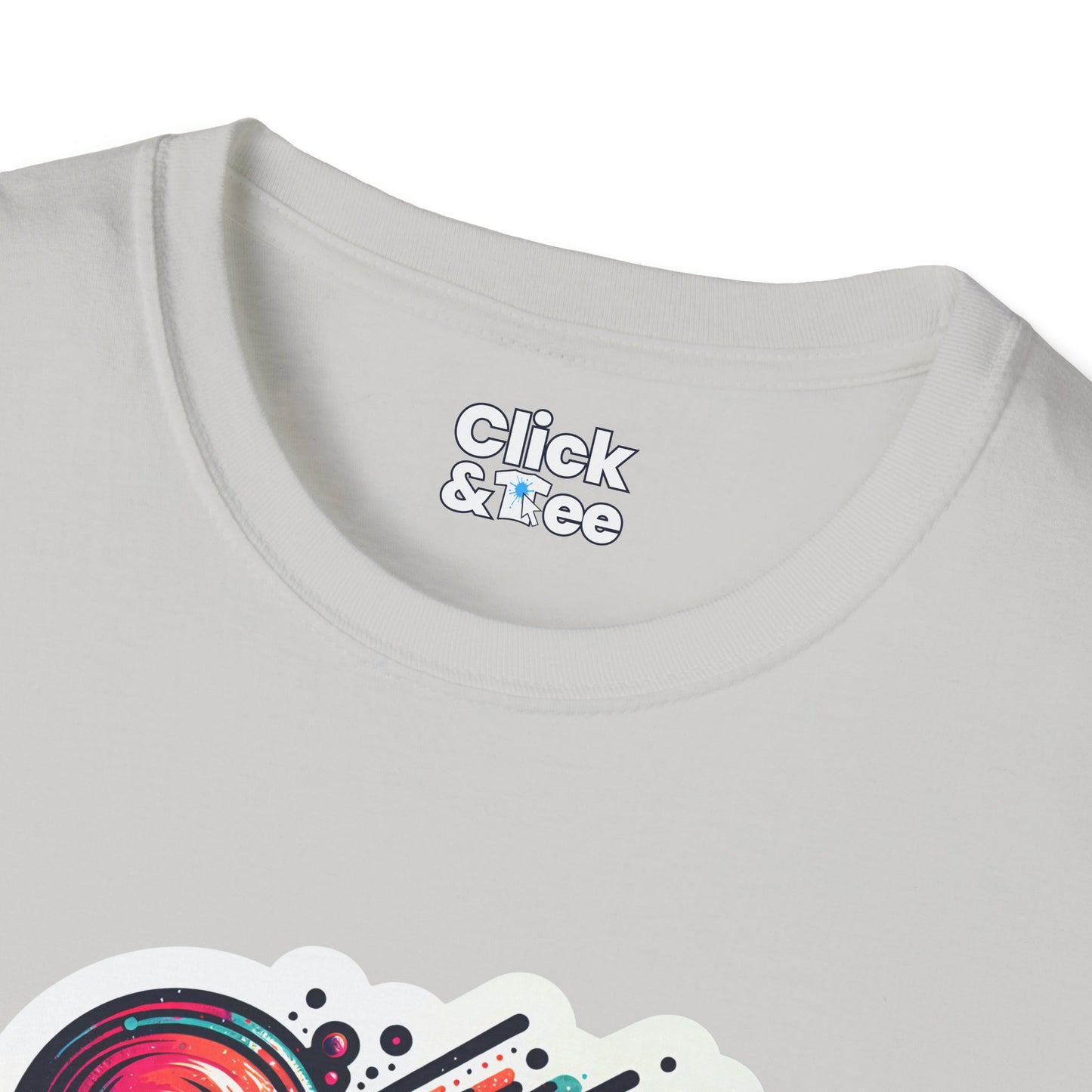 Graphic Art T-Shirt - Vibrant Abstract design Splattered - Graphic Art Style T-Shirt