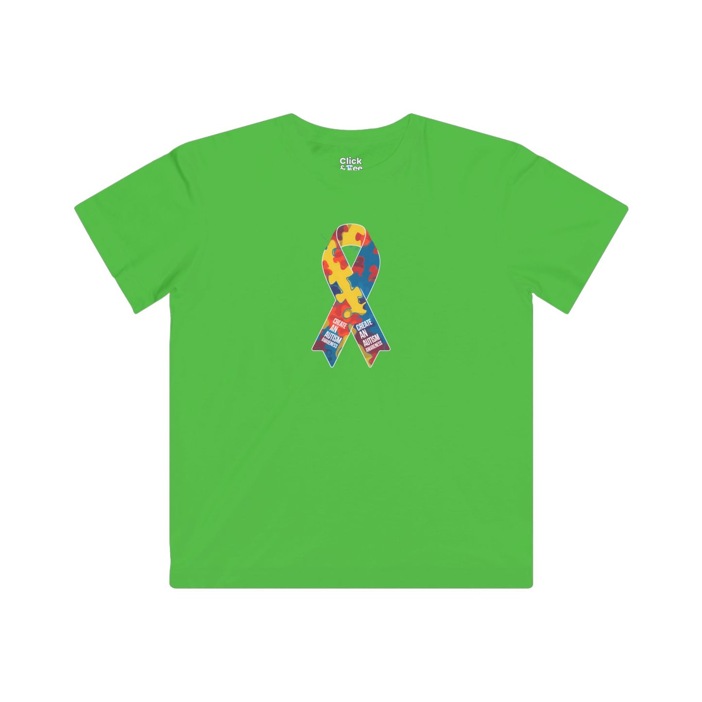 Kids Digital Art T-Shirt - Autism Character Description - Digital Art Style T-Shirt