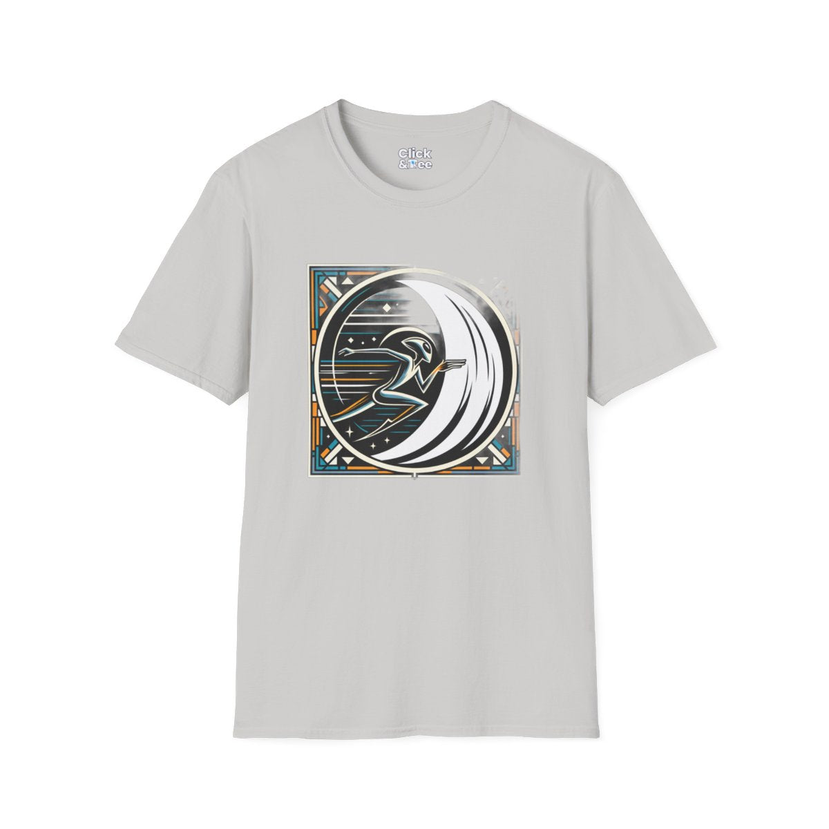 Art DecoAlien Unique T-Shirt Image 5