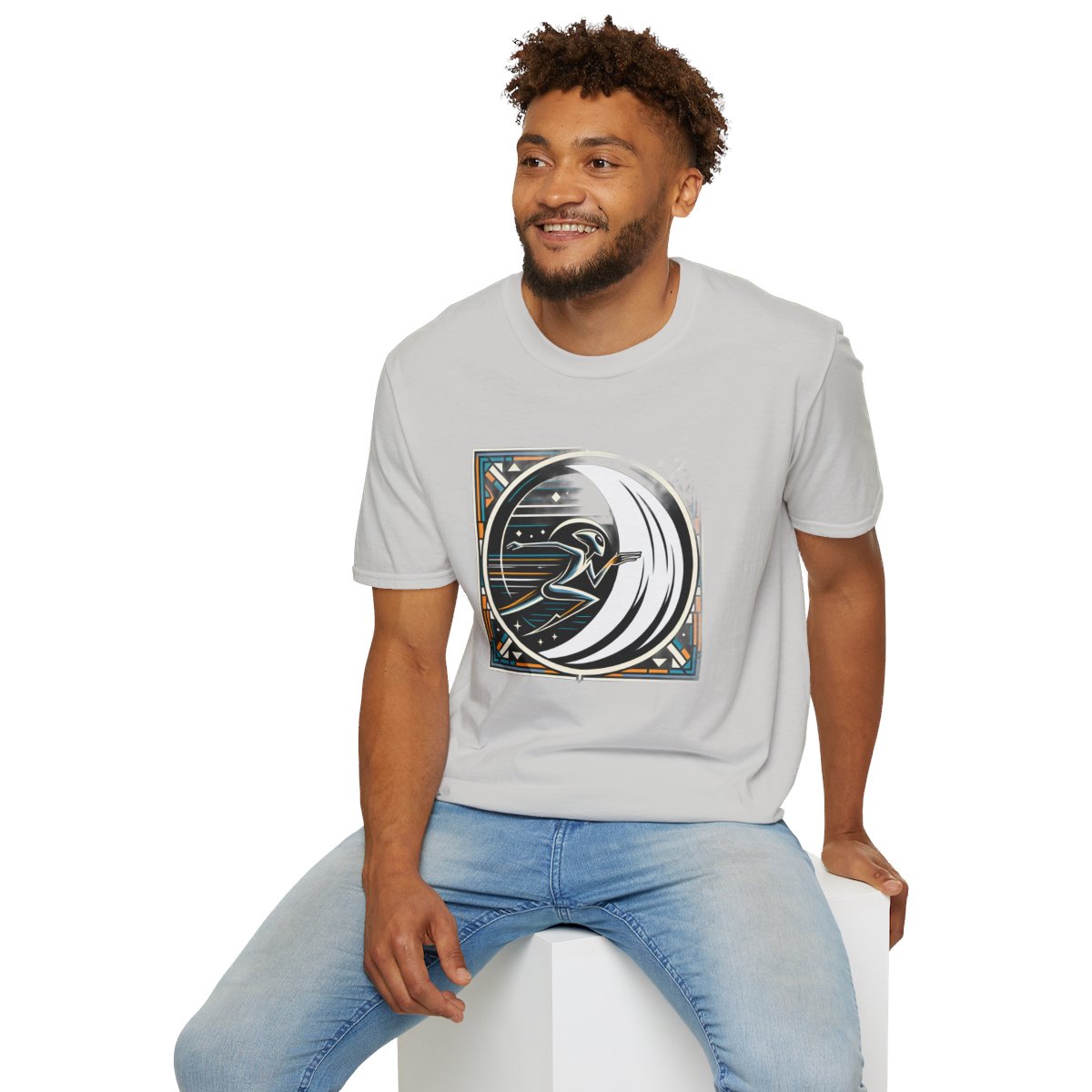 Art DecoAlien Unique T-Shirt Image 7