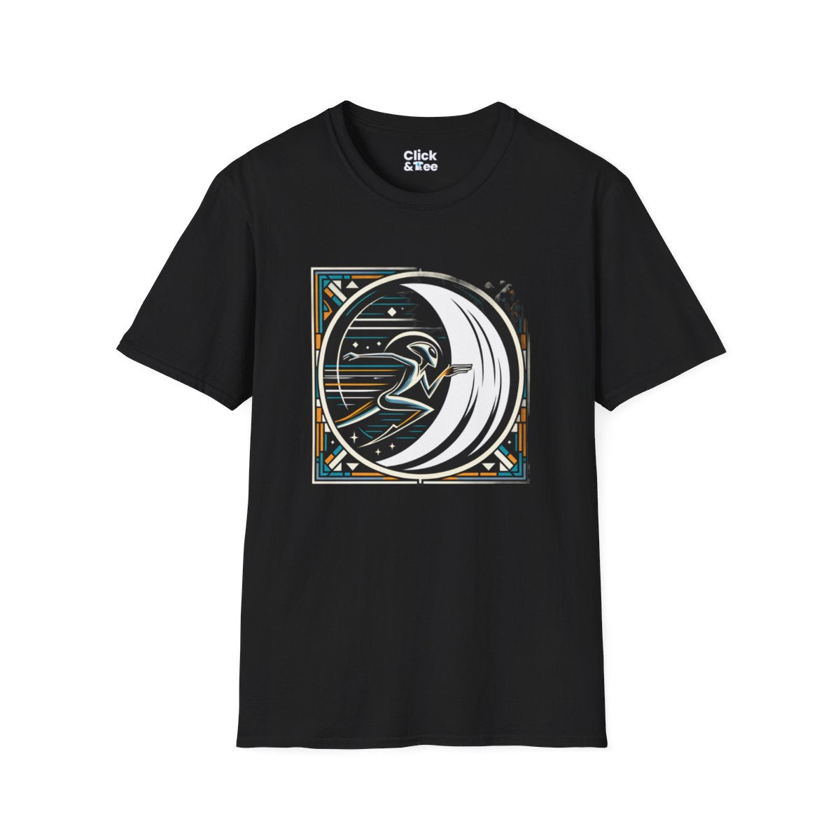 Art DecoAlien Unique T-Shirt Image 3