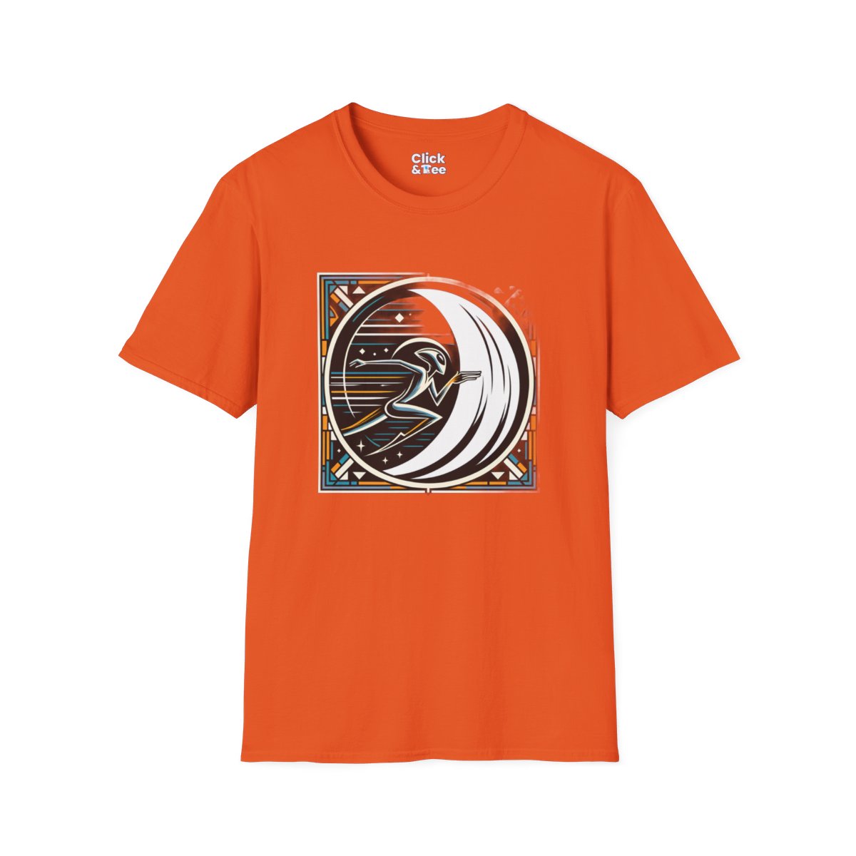 Art DecoAlien Unique T-Shirt Image 9