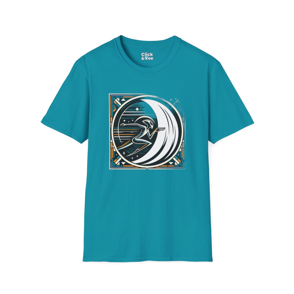 Art DecoAlien Unique T-Shirt Image 13