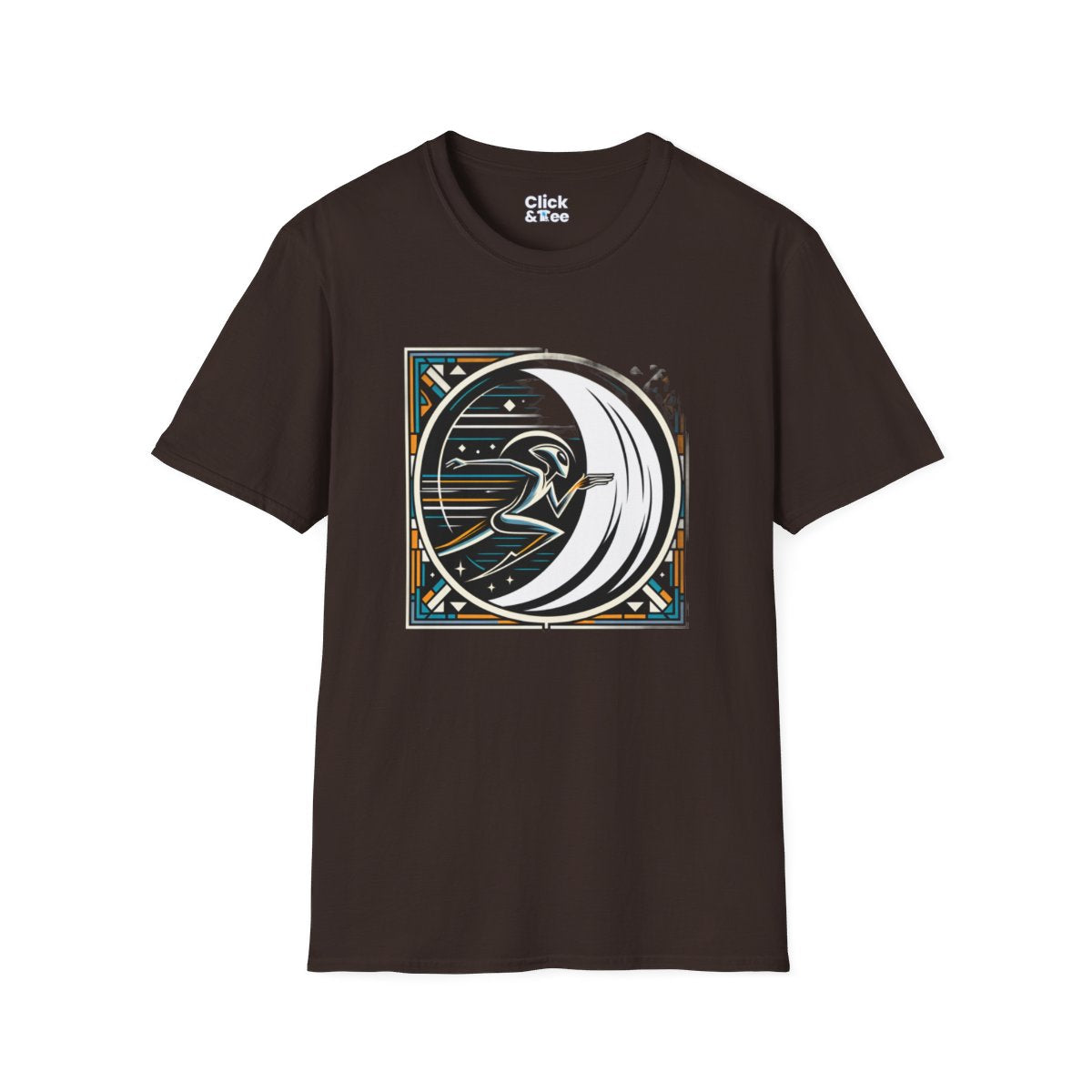 Art DecoAlien Unique T-Shirt Image 10