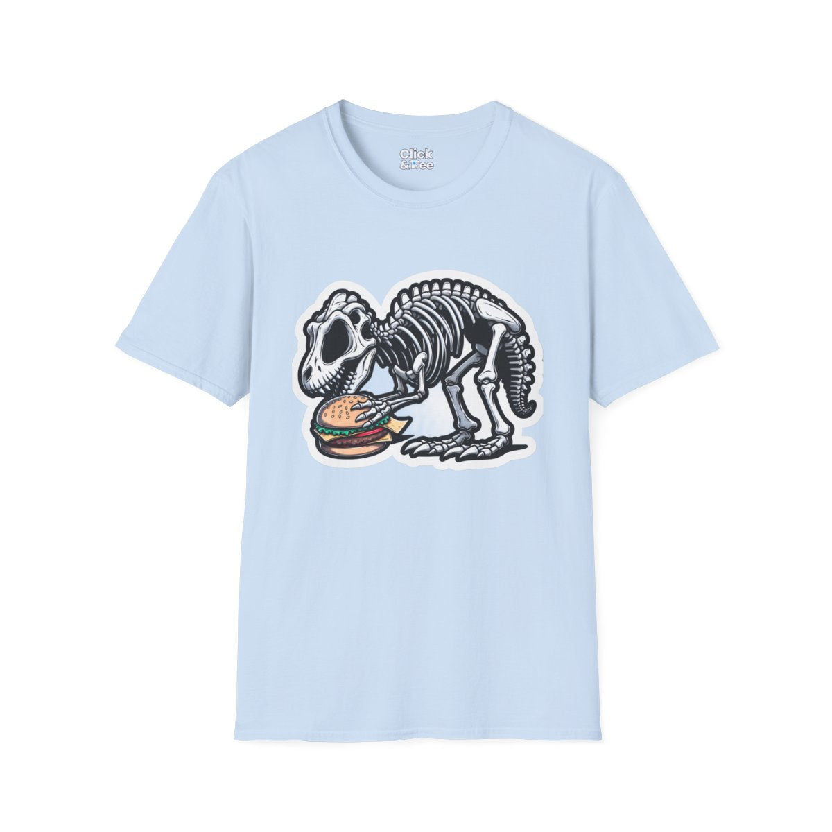 CartoonDinosaur skeleton Unique T-Shirt Image 14