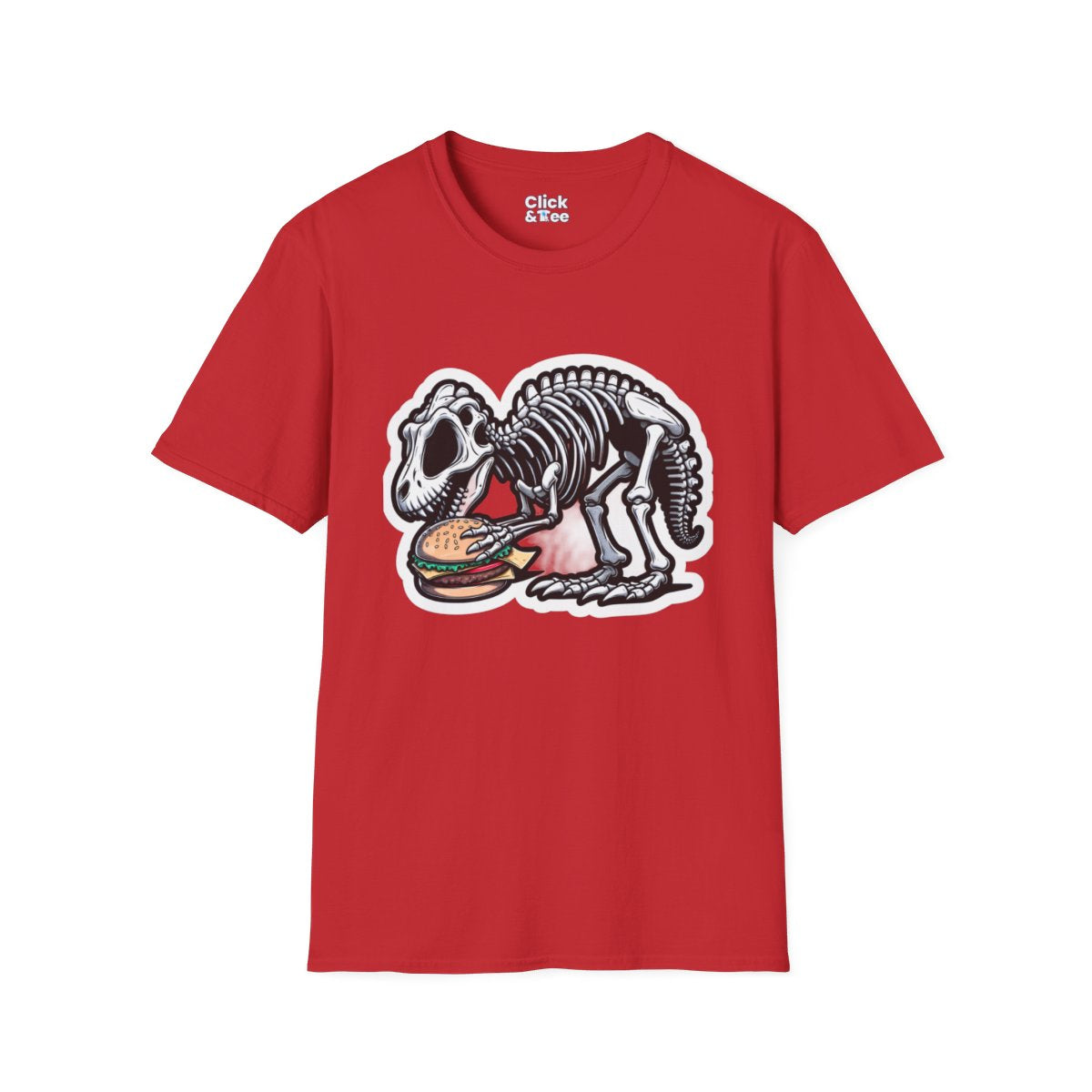 CartoonDinosaur skeleton Unique T-Shirt Image 20