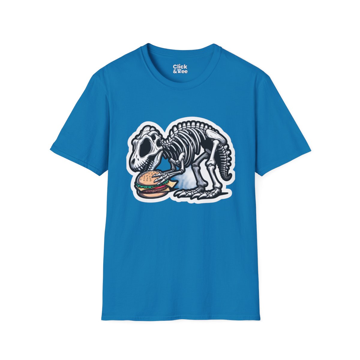CartoonDinosaur skeleton Unique T-Shirt Image 15