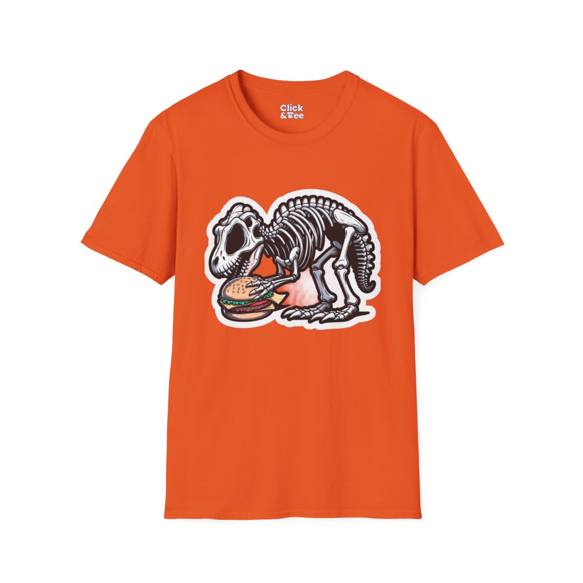 CartoonDinosaur skeleton Unique T-Shirt Image 9