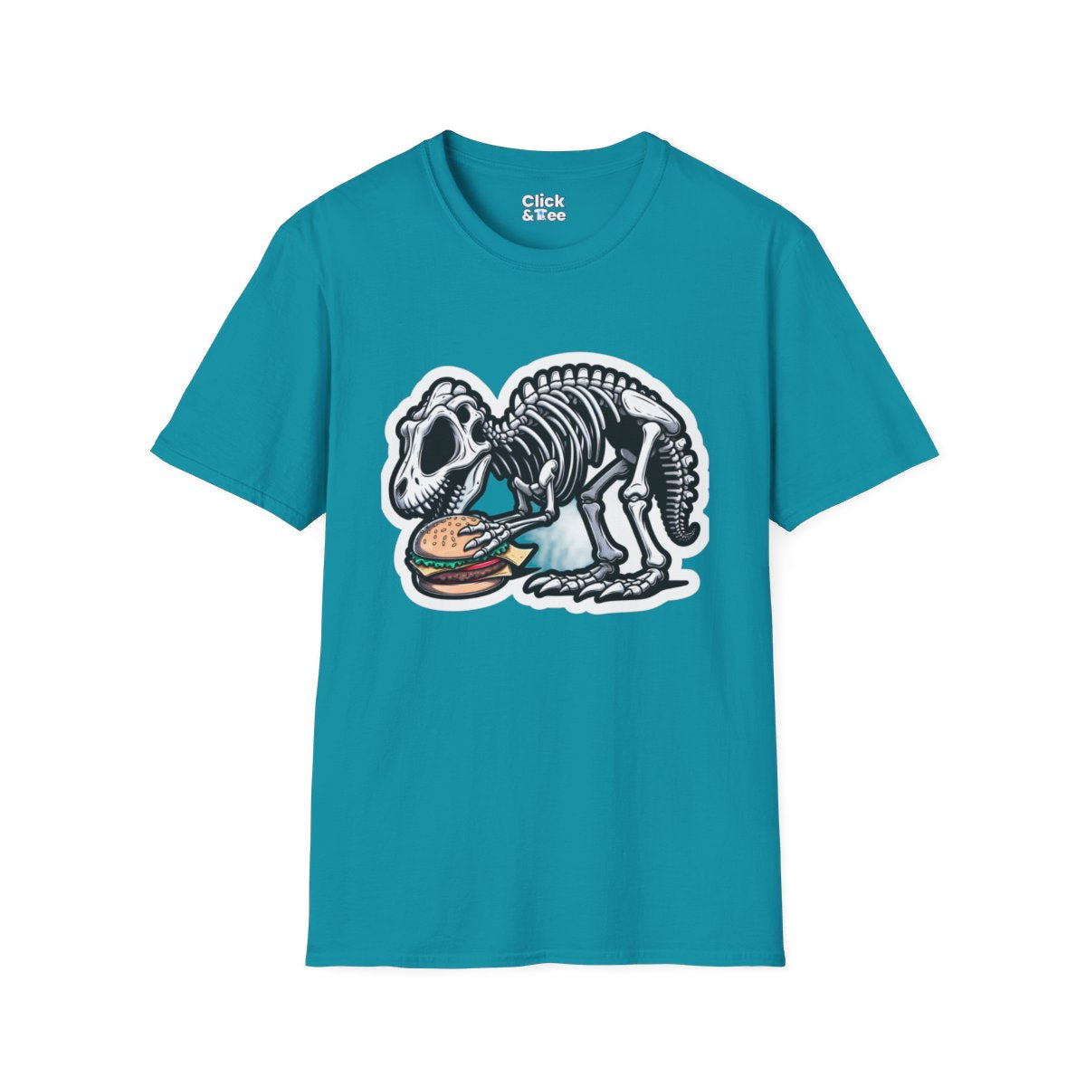 CartoonDinosaur skeleton Unique T-Shirt Image 13
