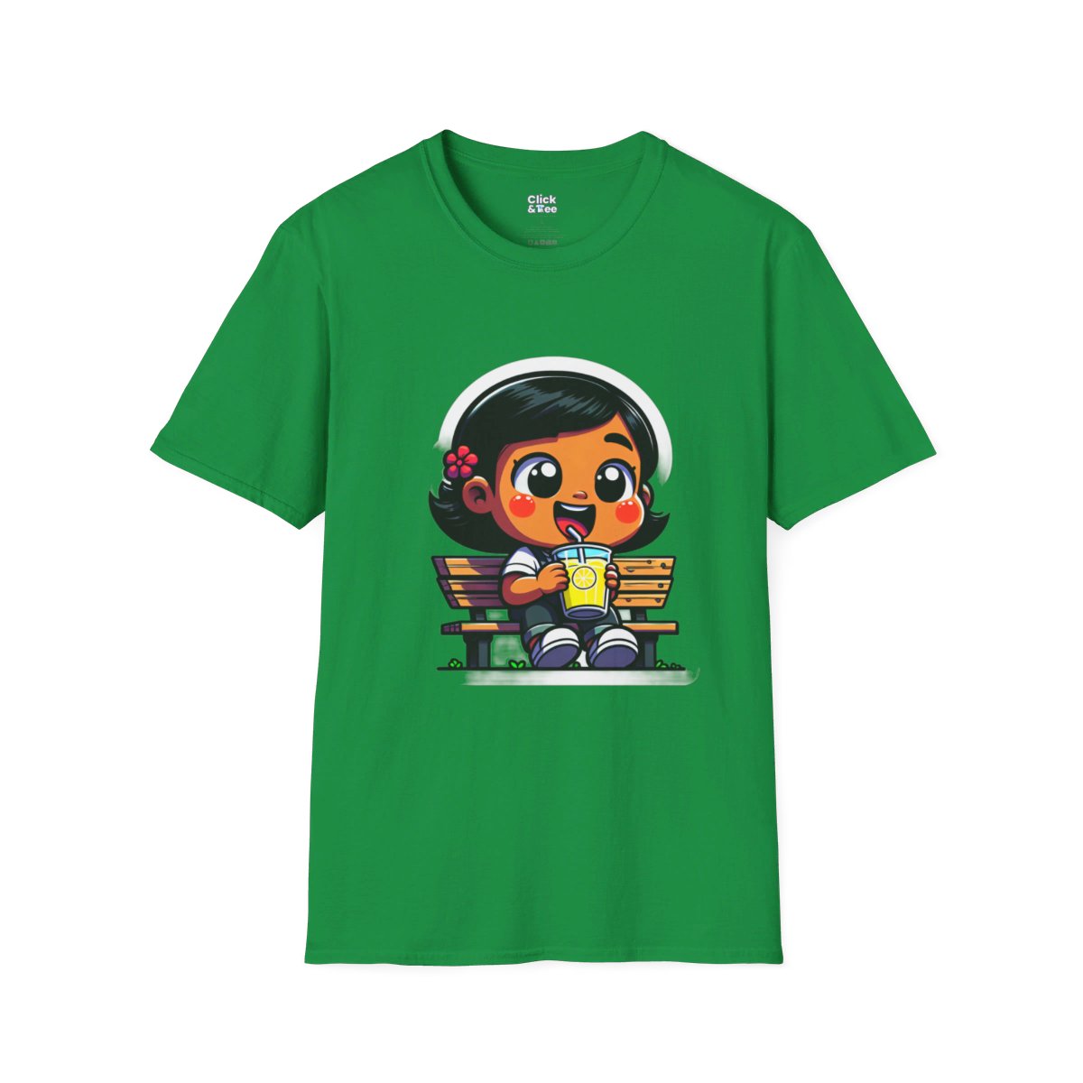 CartoonLittle Girl Unique T-Shirt Image 12