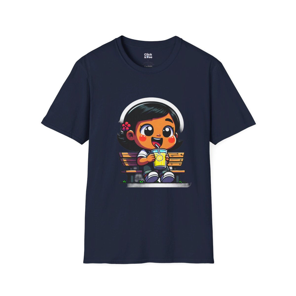 CartoonLittle Girl Unique T-Shirt Image 18