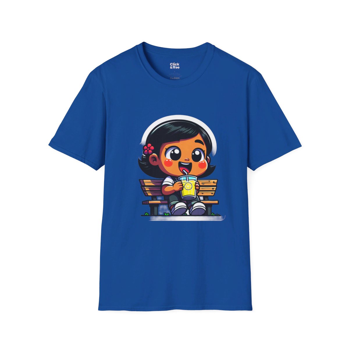 CartoonLittle Girl Unique T-Shirt Image 17