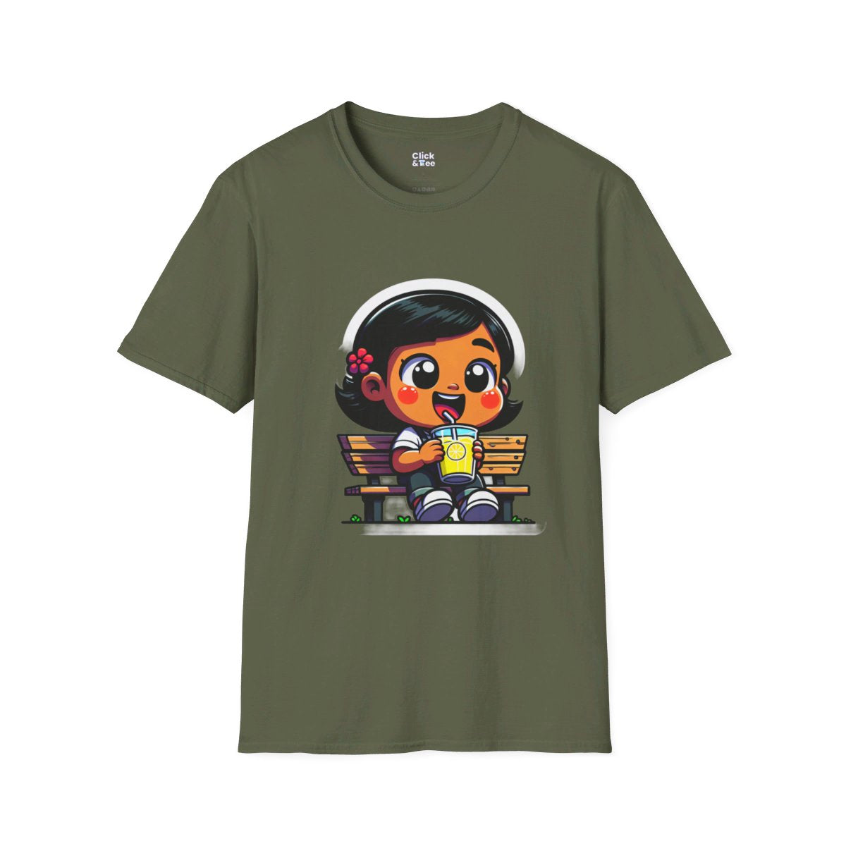 CartoonLittle Girl Unique T-Shirt Image 11