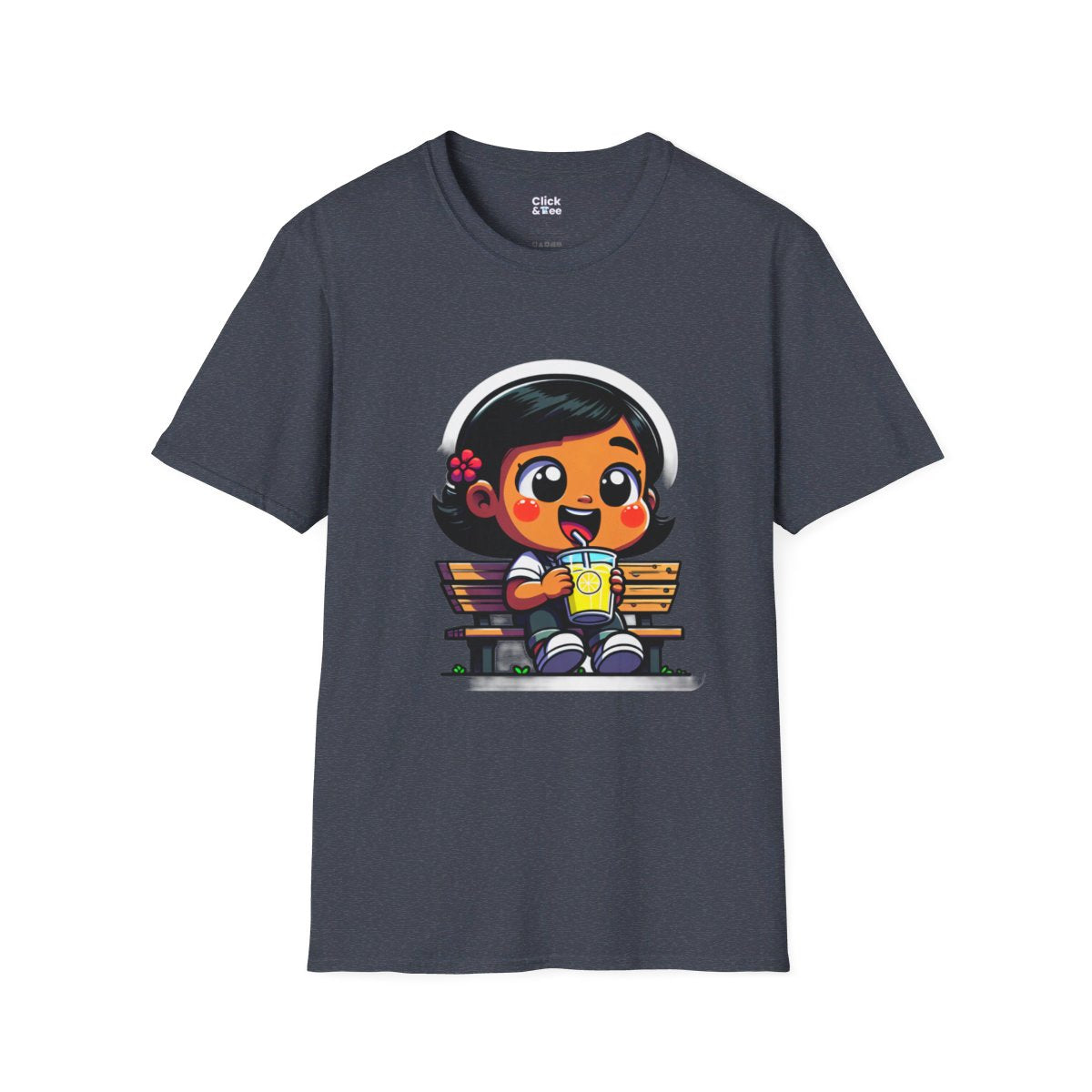 CartoonLittle Girl Unique T-Shirt Image 19