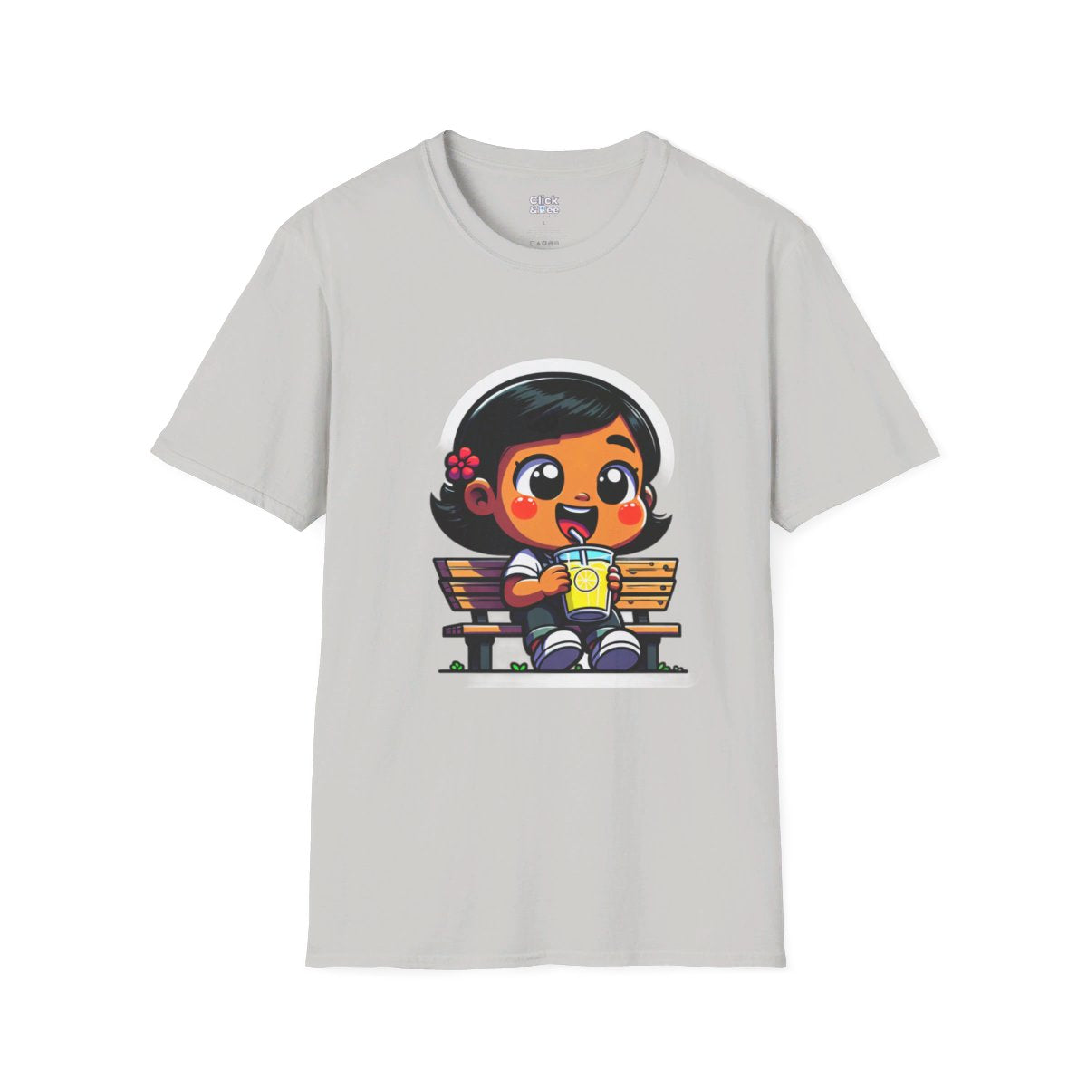 CartoonLittle Girl Unique T-Shirt Image 5