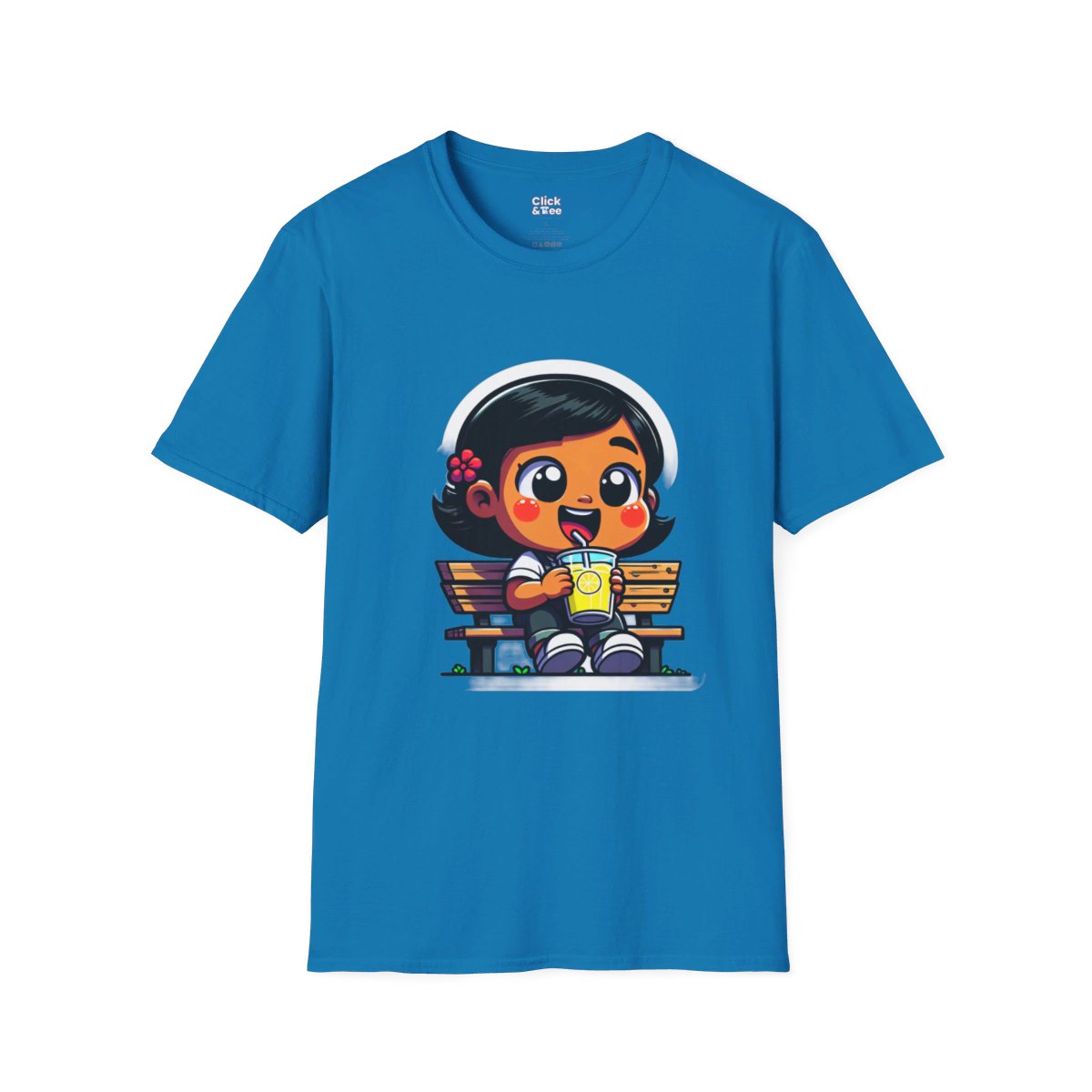 CartoonLittle Girl Unique T-Shirt Image 15