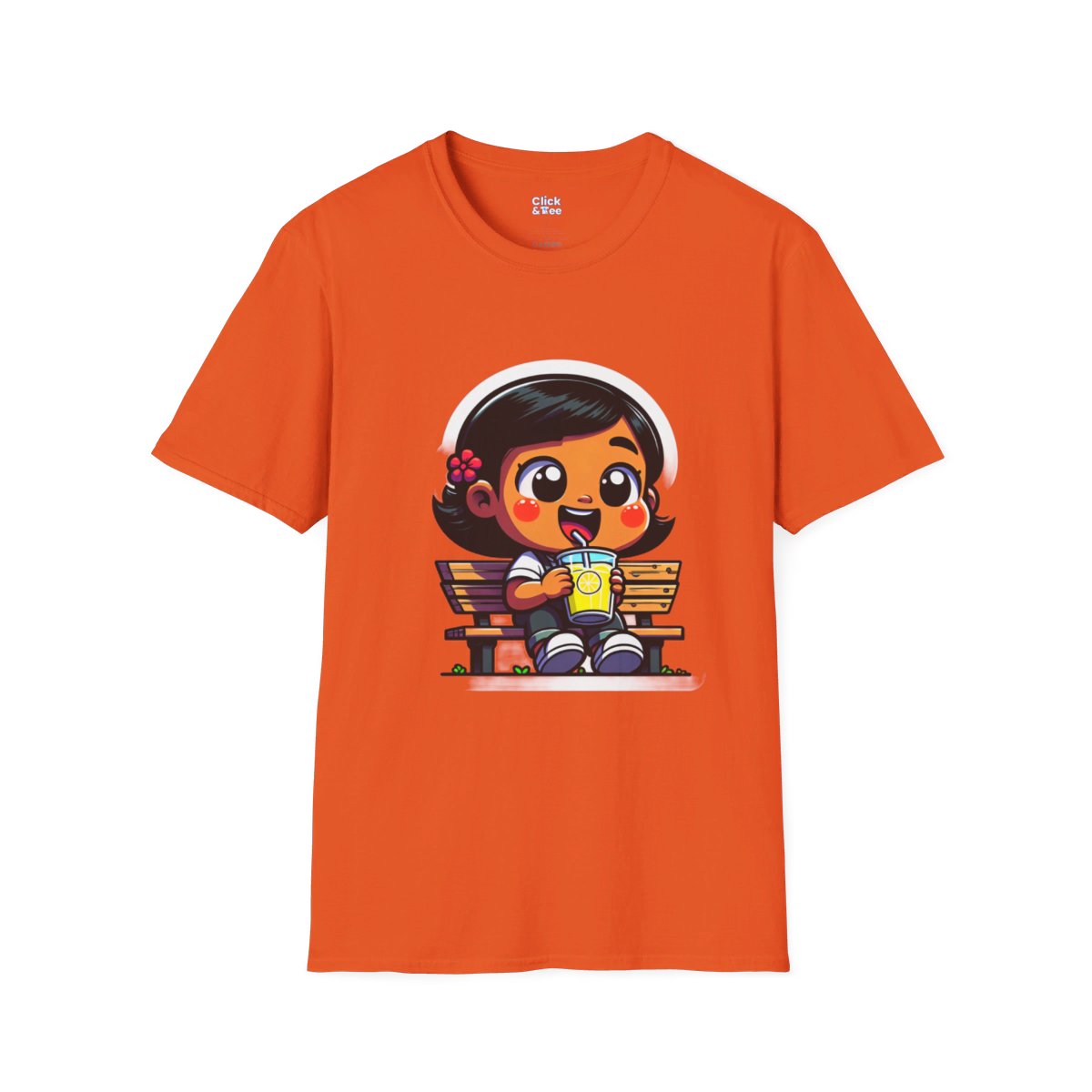 CartoonLittle Girl Unique T-Shirt Image 9