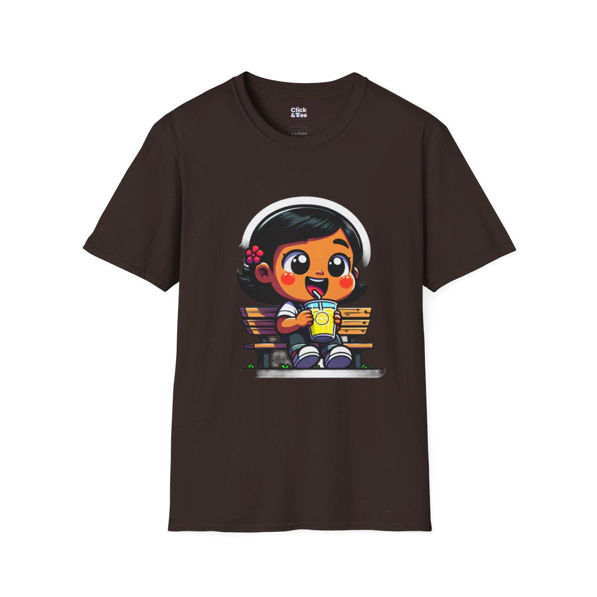 CartoonLittle Girl Unique T-Shirt Image 10