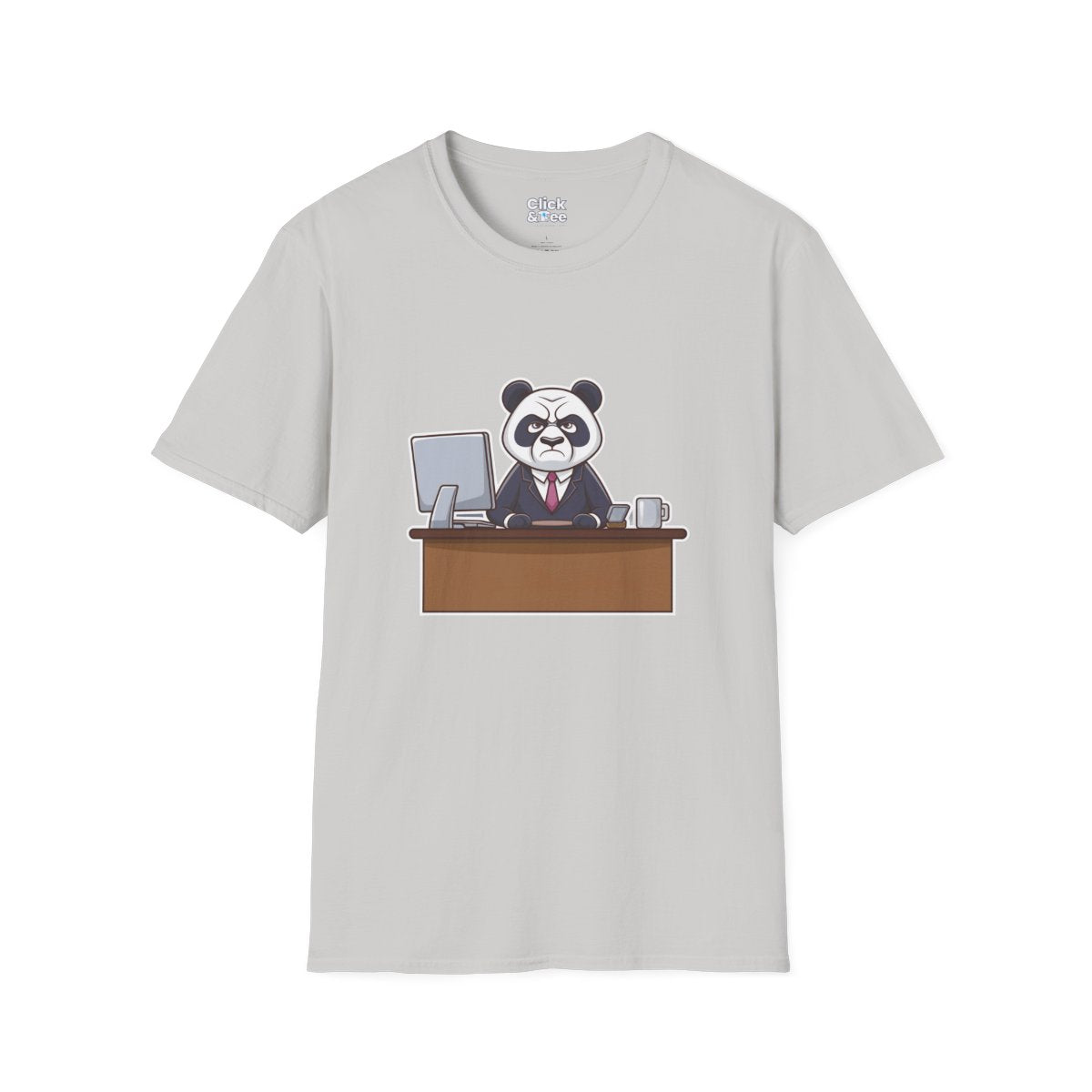 CartoonPanda in a Suit Unique T-Shirt Image 12