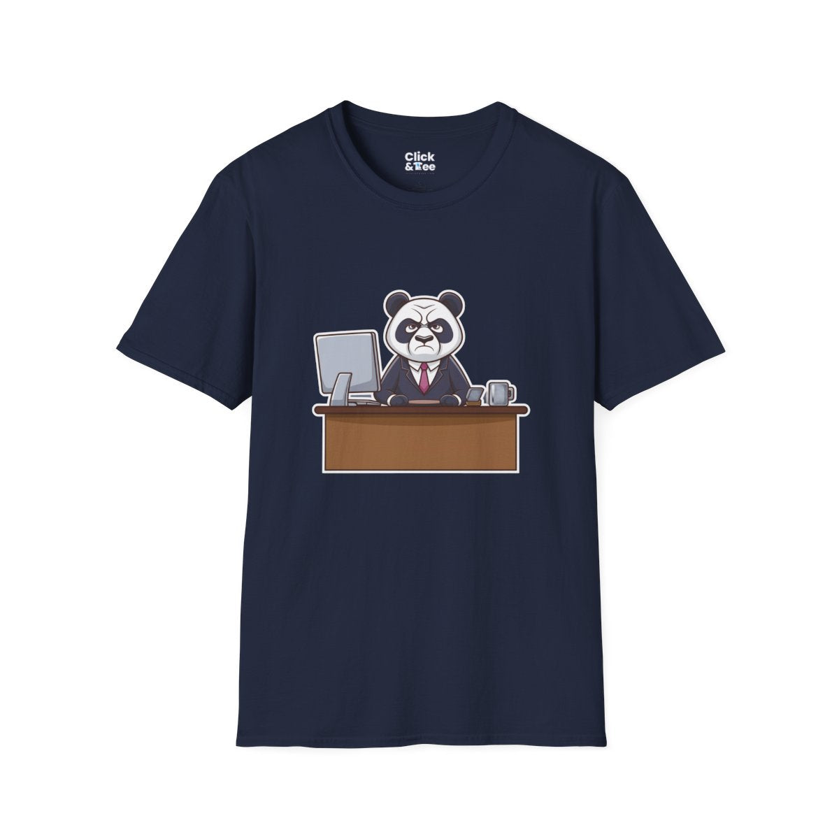 CartoonPanda in a Suit Unique T-Shirt Image 15