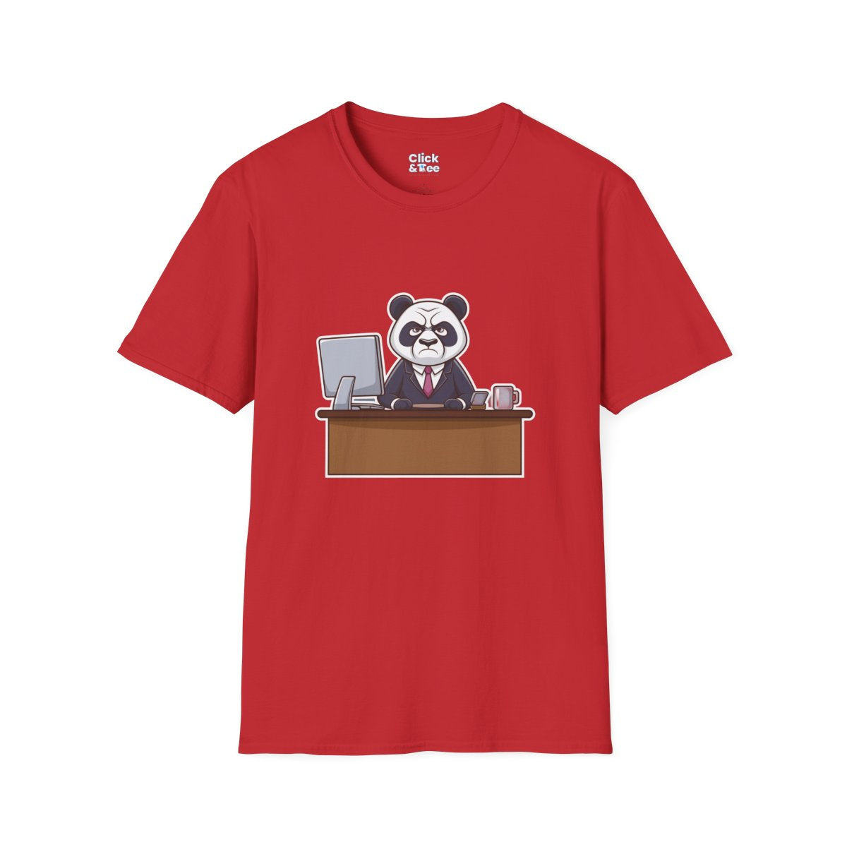 CartoonPanda in a Suit Unique T-Shirt Image 13