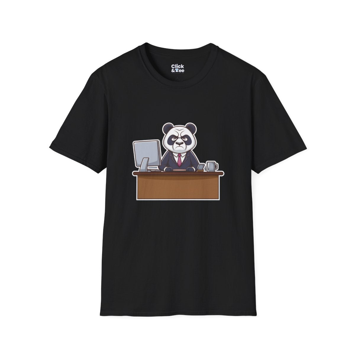 CartoonPanda in a Suit Unique T-Shirt Image 10