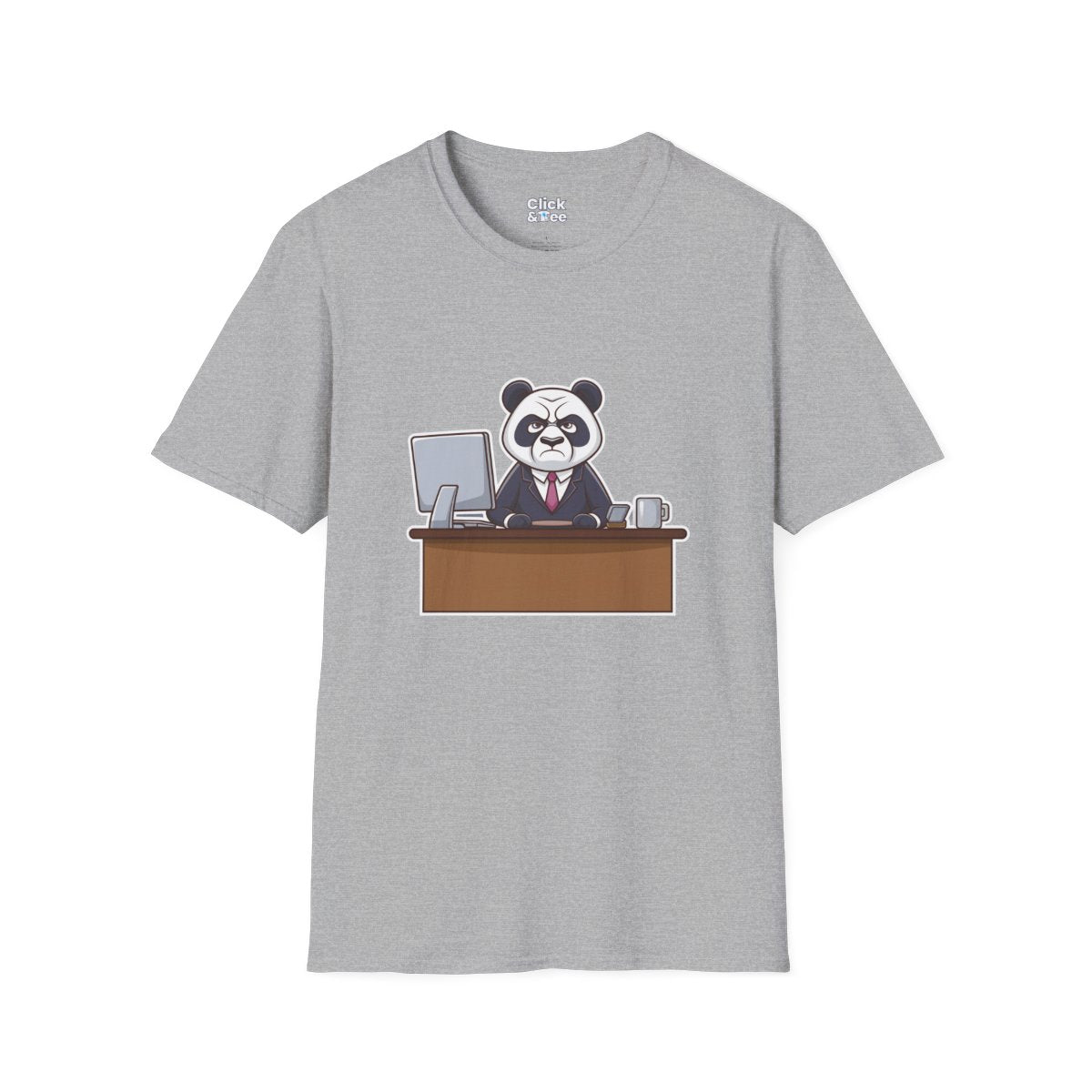 CartoonPanda in a Suit Unique T-Shirt Image 14
