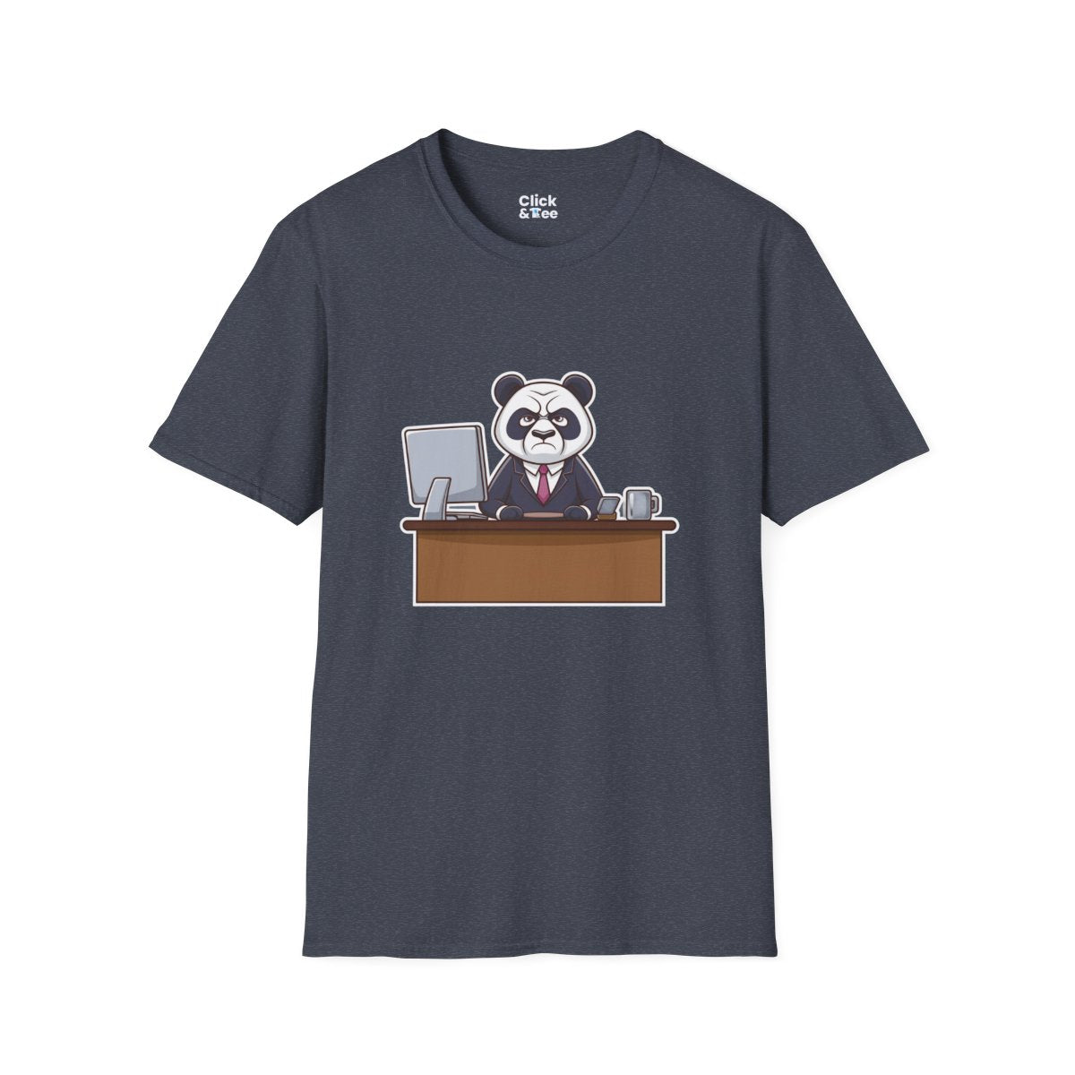 CartoonPanda in a Suit Unique T-Shirt Image 5