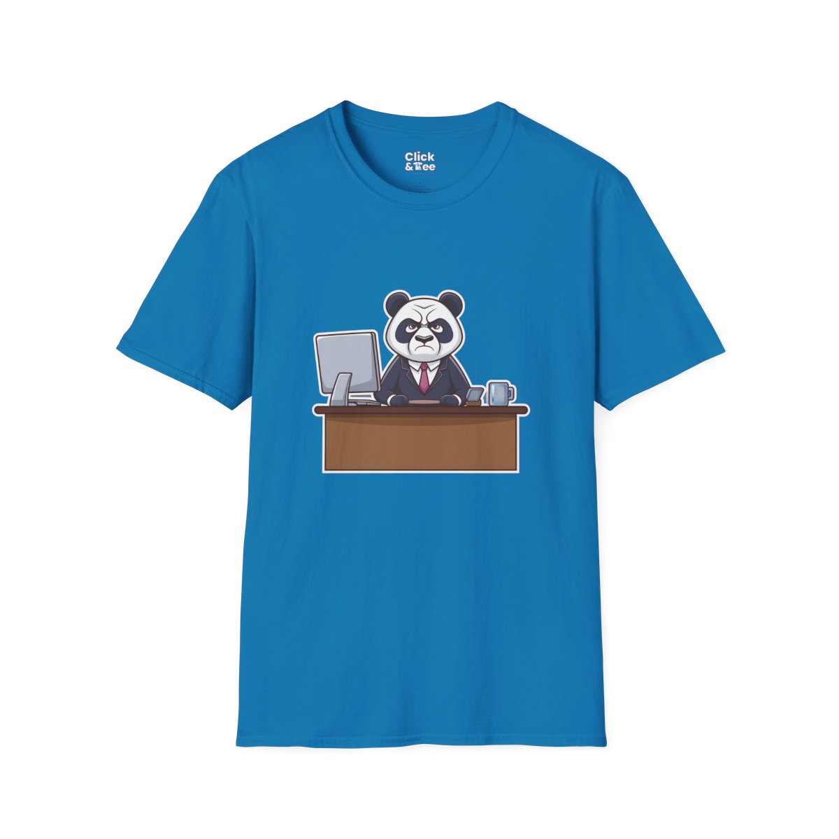 CartoonPanda in a Suit Unique T-Shirt Image 11