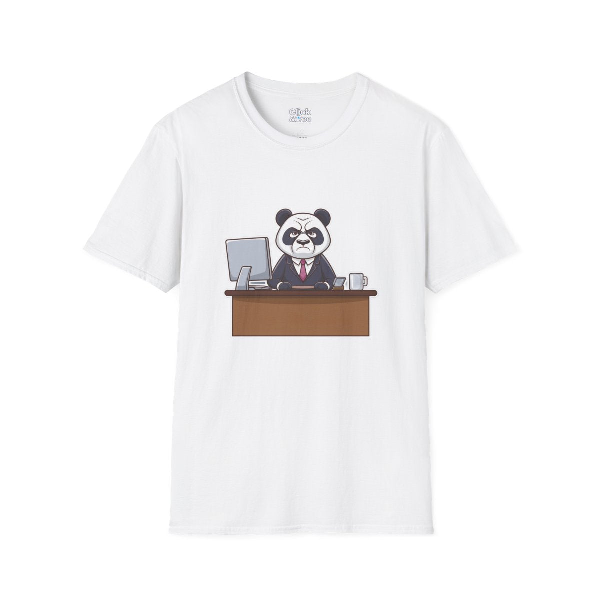 CartoonPanda in a Suit Unique T-Shirt Image 16