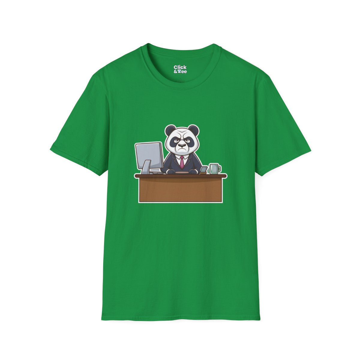 CartoonPanda in a Suit Unique T-Shirt Image 2