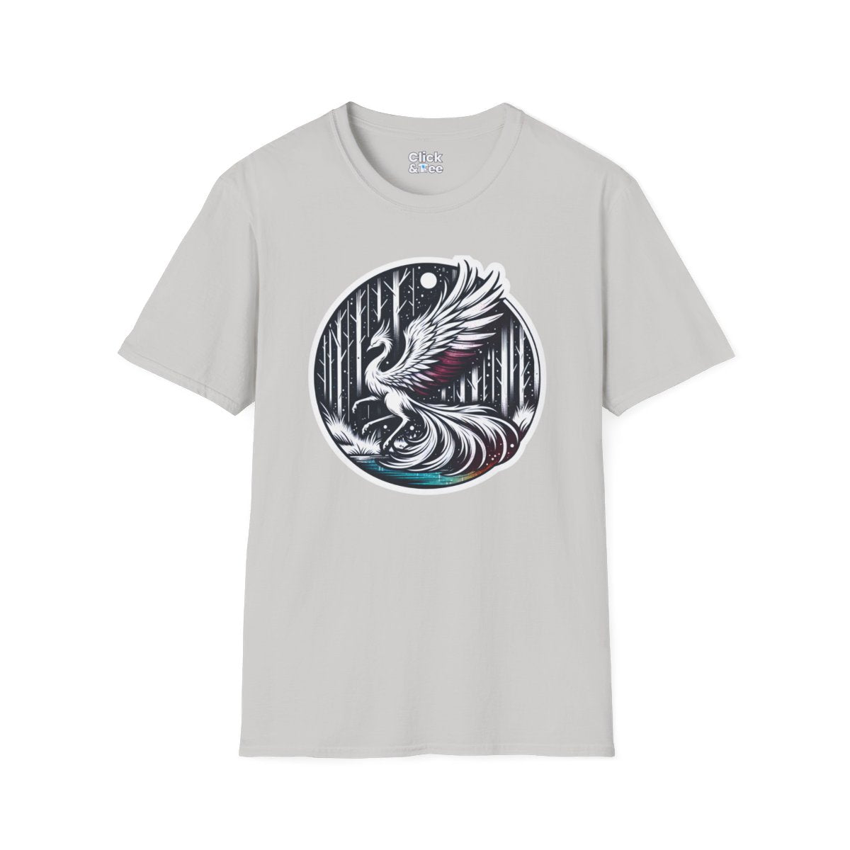 Color SplatterPhoenix Unique T-Shirt Image 5
