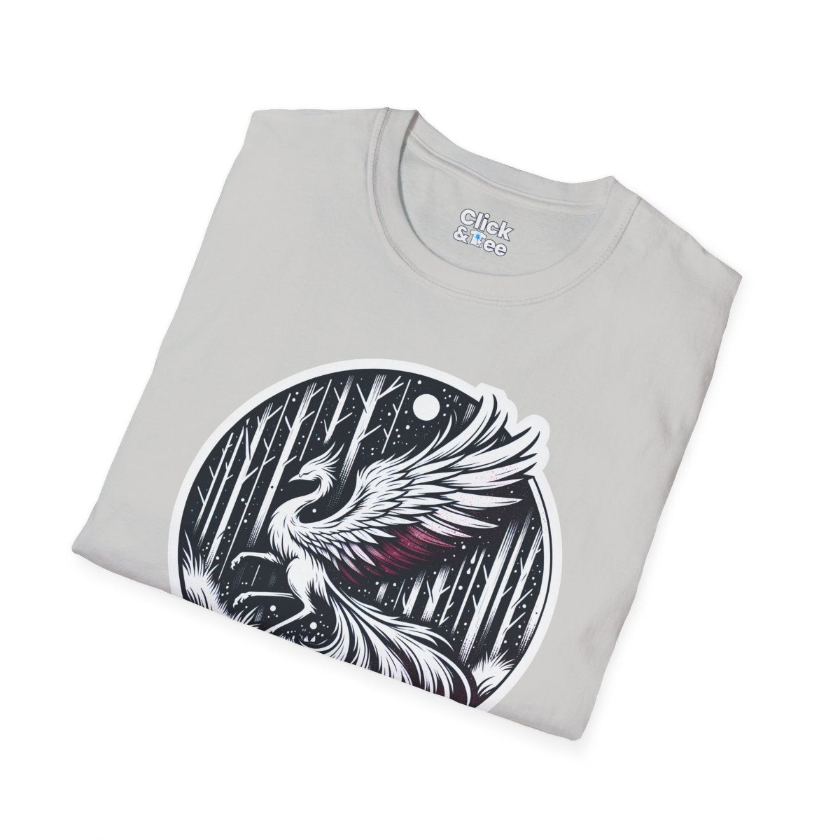 Color SplatterPhoenix Unique T-Shirt Image 1